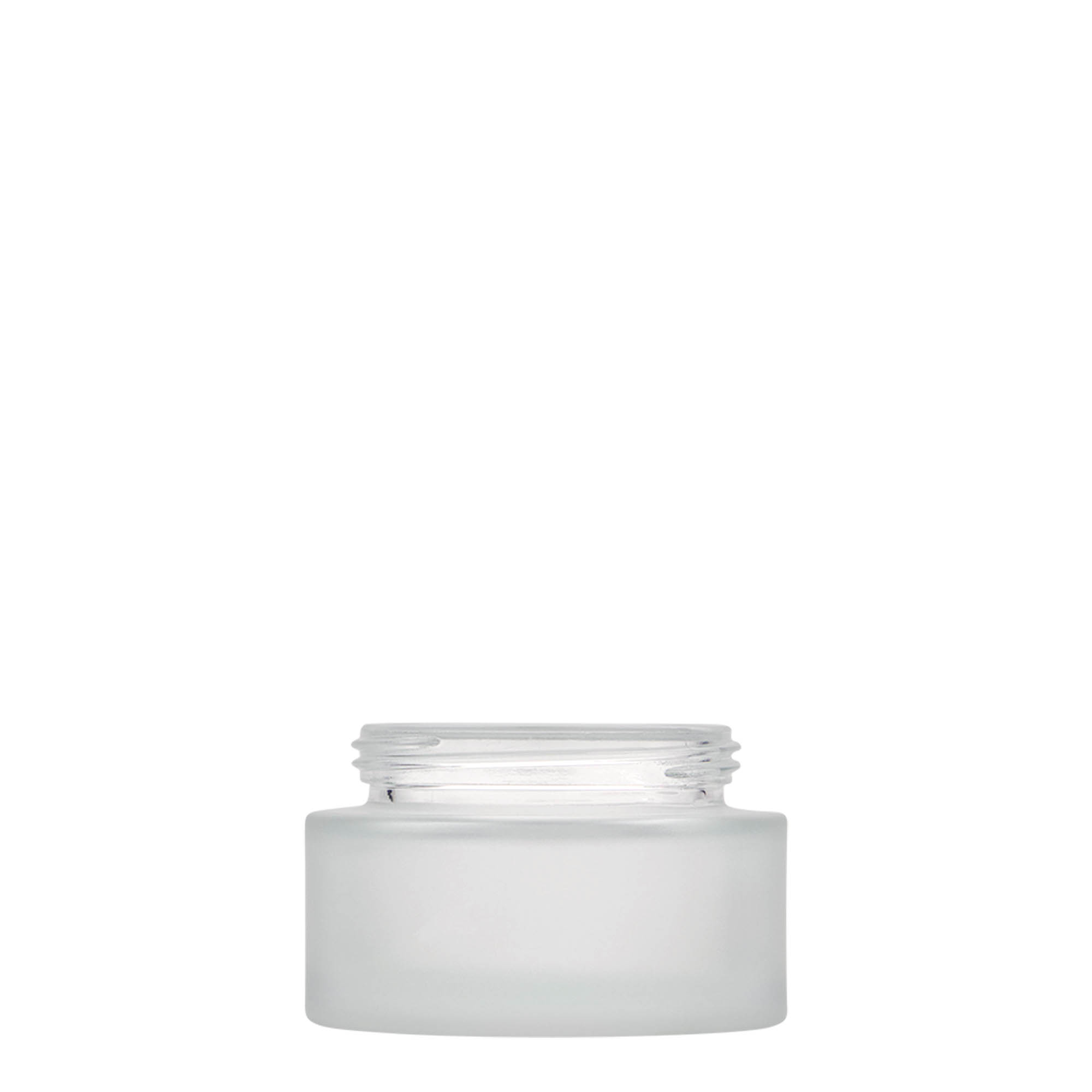 Βάζο για καλλυντικά 'Platin Edition' 50 ml, γυάλινο, εφέ του πάγου, στόμιο: βιδωτό πώμα
