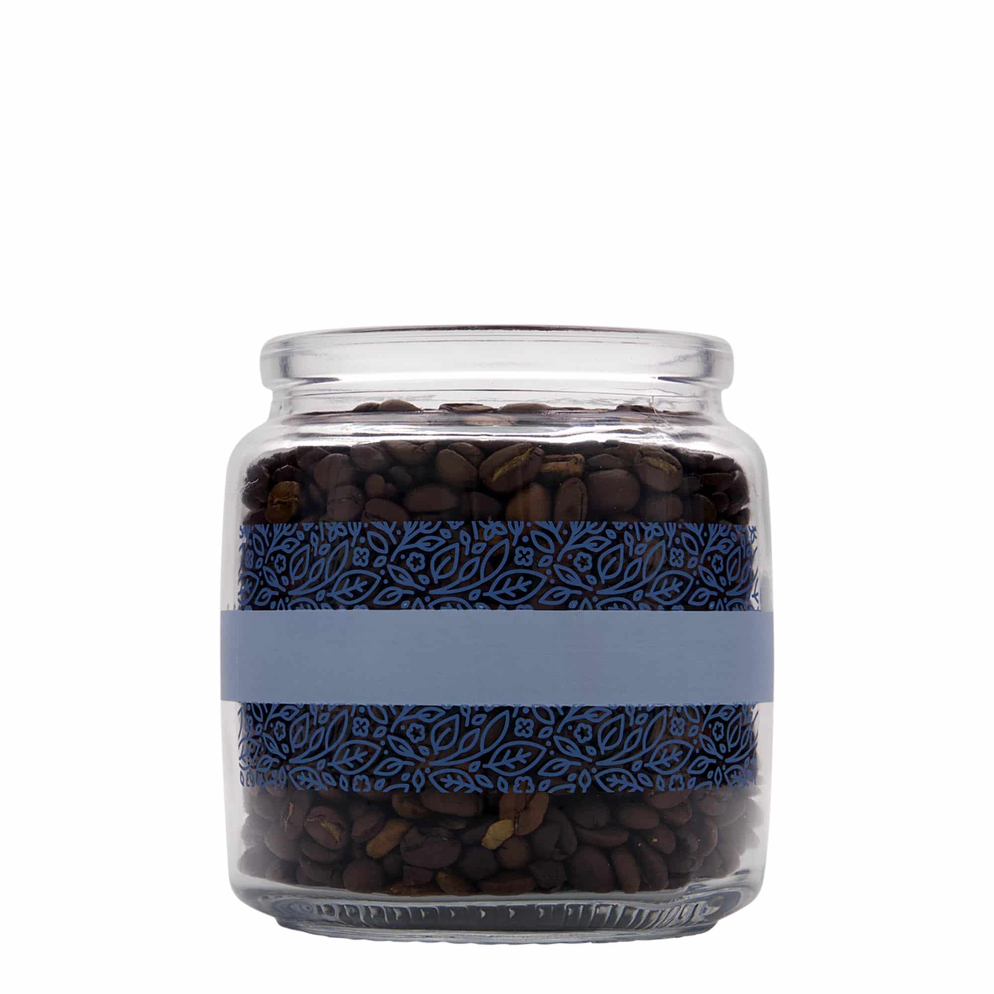 Βάζο με πώμα από φελλό 'Giara' 750 ml, σχέδιο: Naturalmente blu, στόμιο: φελλός