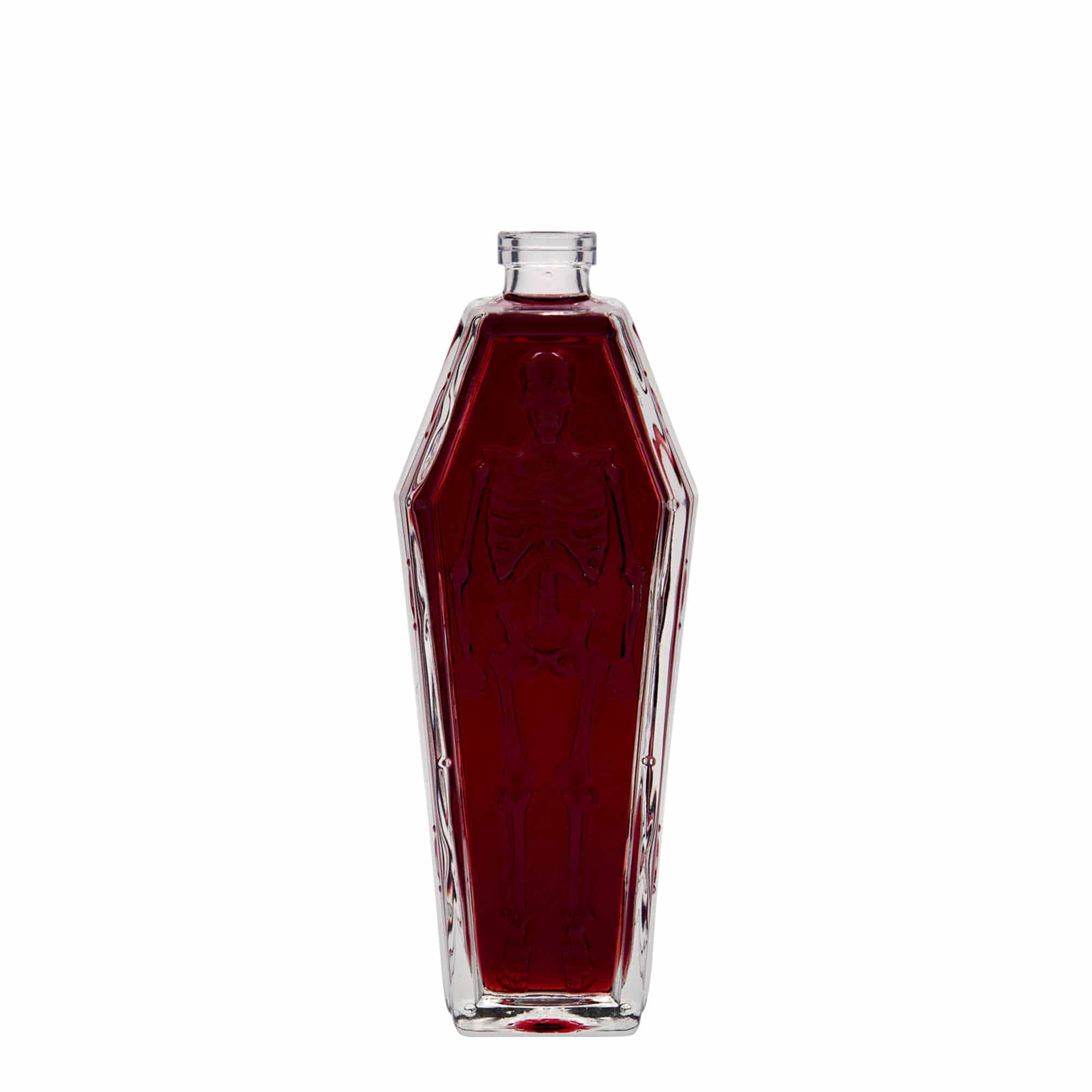 Γυάλινο μπουκάλι 'Φέρετρο' 200 ml, στόμιο: φελλός