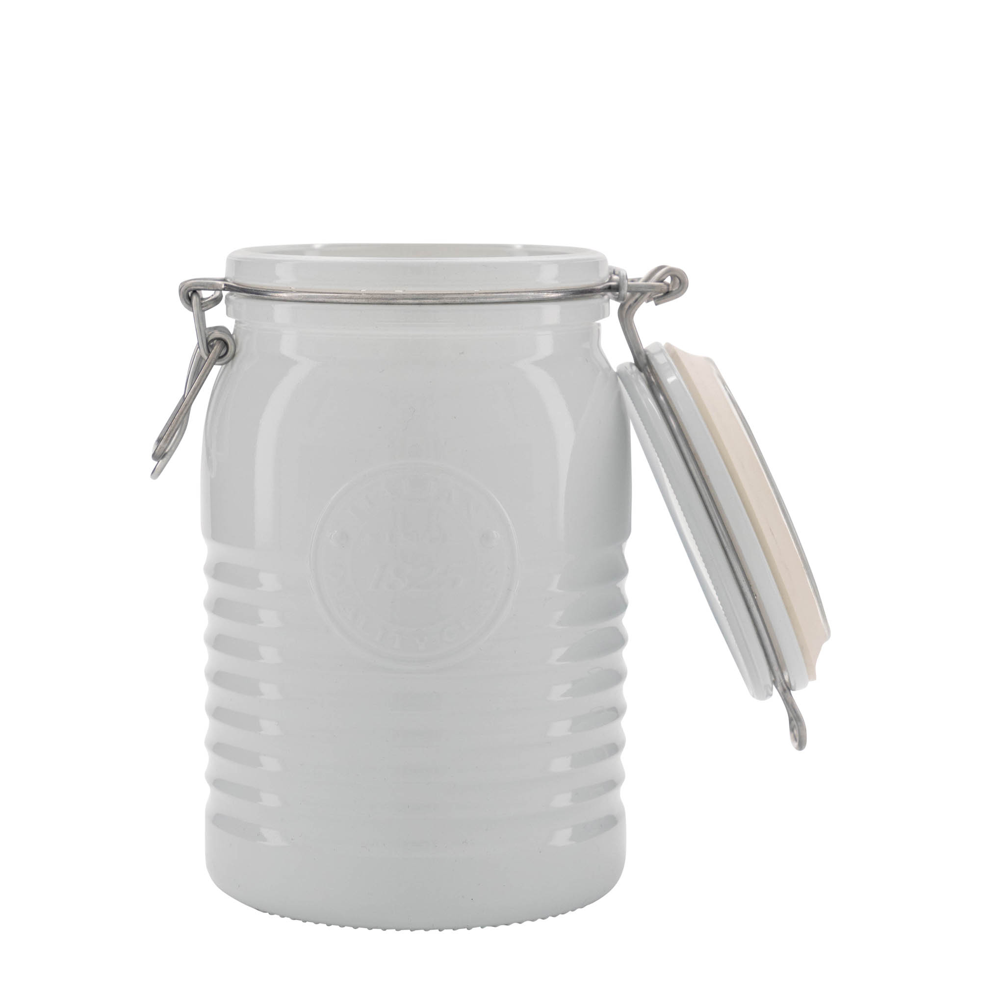 Βάζο με καπάκι με κλιπ 'Officina 1825' 1.000 ml, λευκό, στόμιο: καπάκι με κλιπ