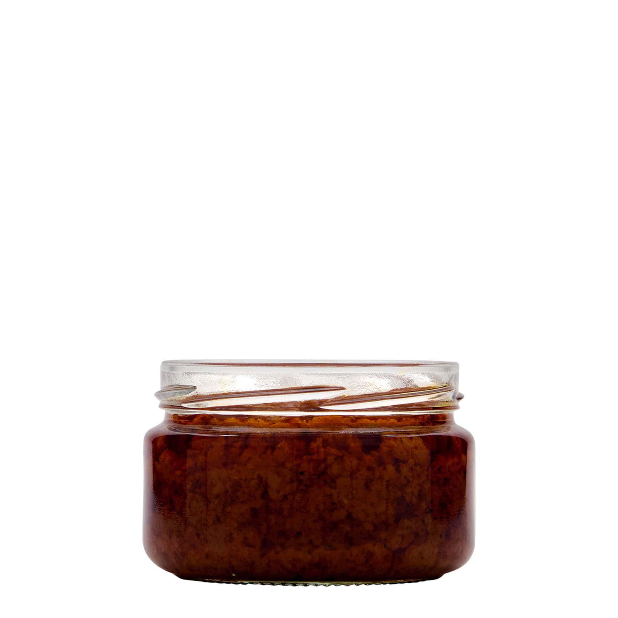 Στρογγυλό βάζο με επίπεδο στόμιο 230 ml, στόμιο: twist-off (TO 82)