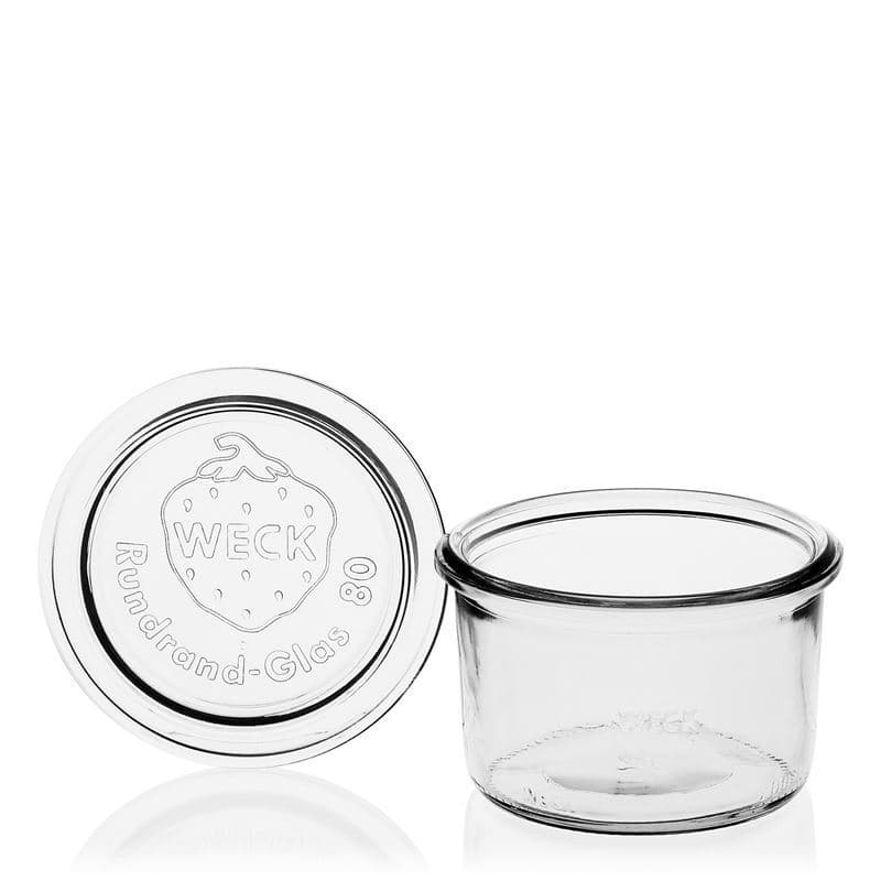 Κυλινδρικό βάζο WECK 200 ml, στόμιο: στρογγυλεμένο χείλος
