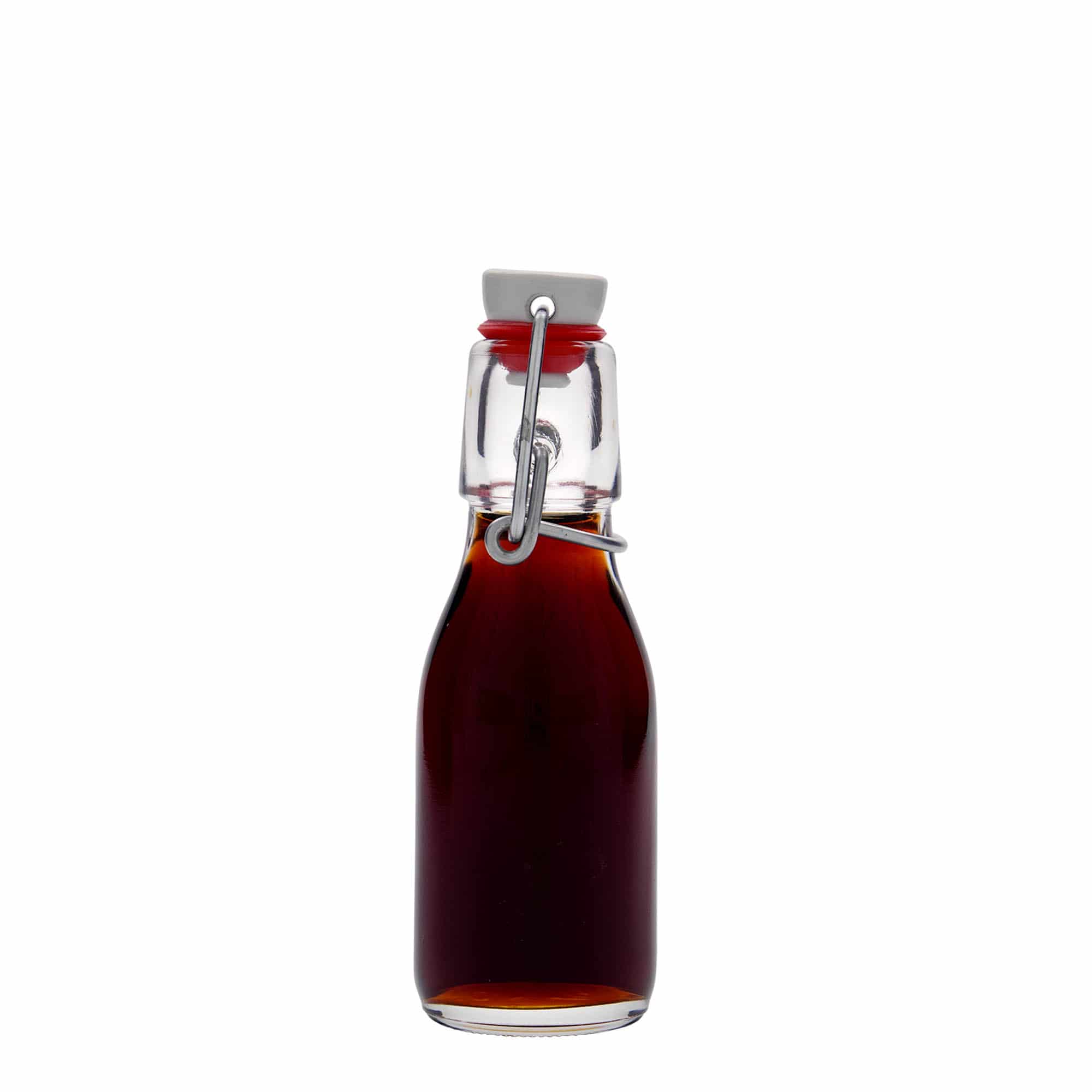 100 ml γυάλινο μπουκάλι 'Paul', στόμιο: κλιπ κλεισίματος