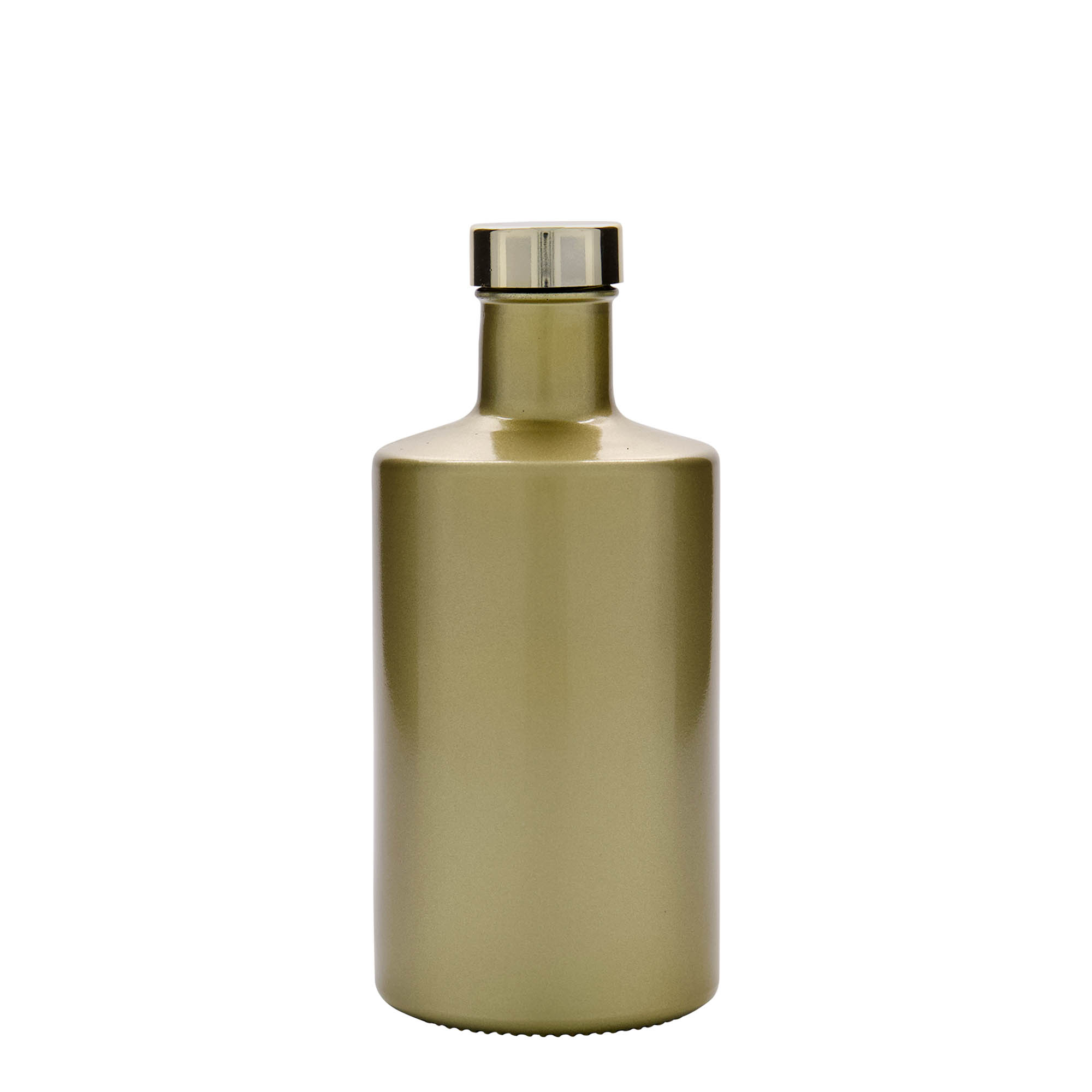 Γυάλινο μπουκάλι 'Caroline' 500 ml, χρυσό, στόμιο: GPI 33