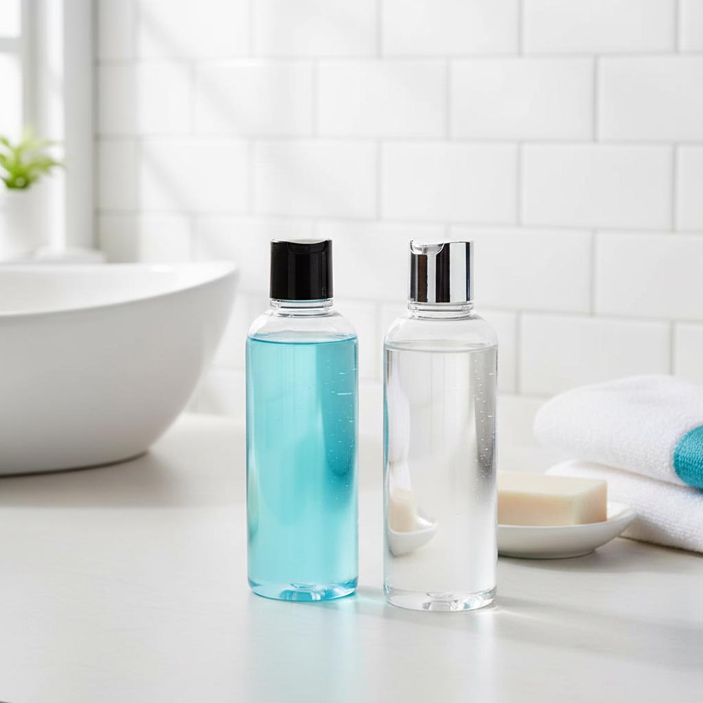 Βιδωτό πώμα disc-top, πλαστικό PP, μαύρο, για στόμιο: GPI 24/410