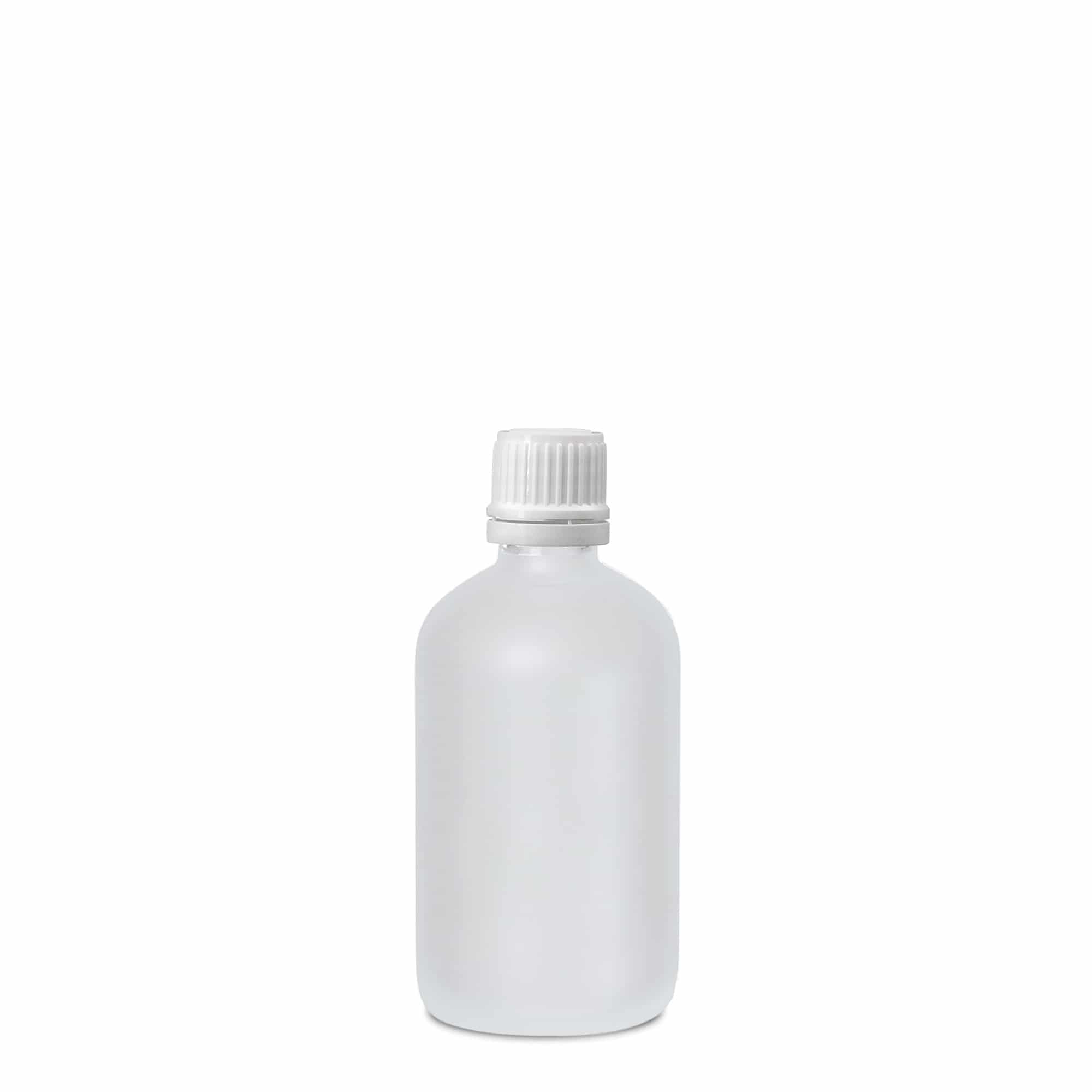 100 ml φιαλίδιο φαρμάκου, γυάλινο, παγωμένο, στόμιο: DIN 18