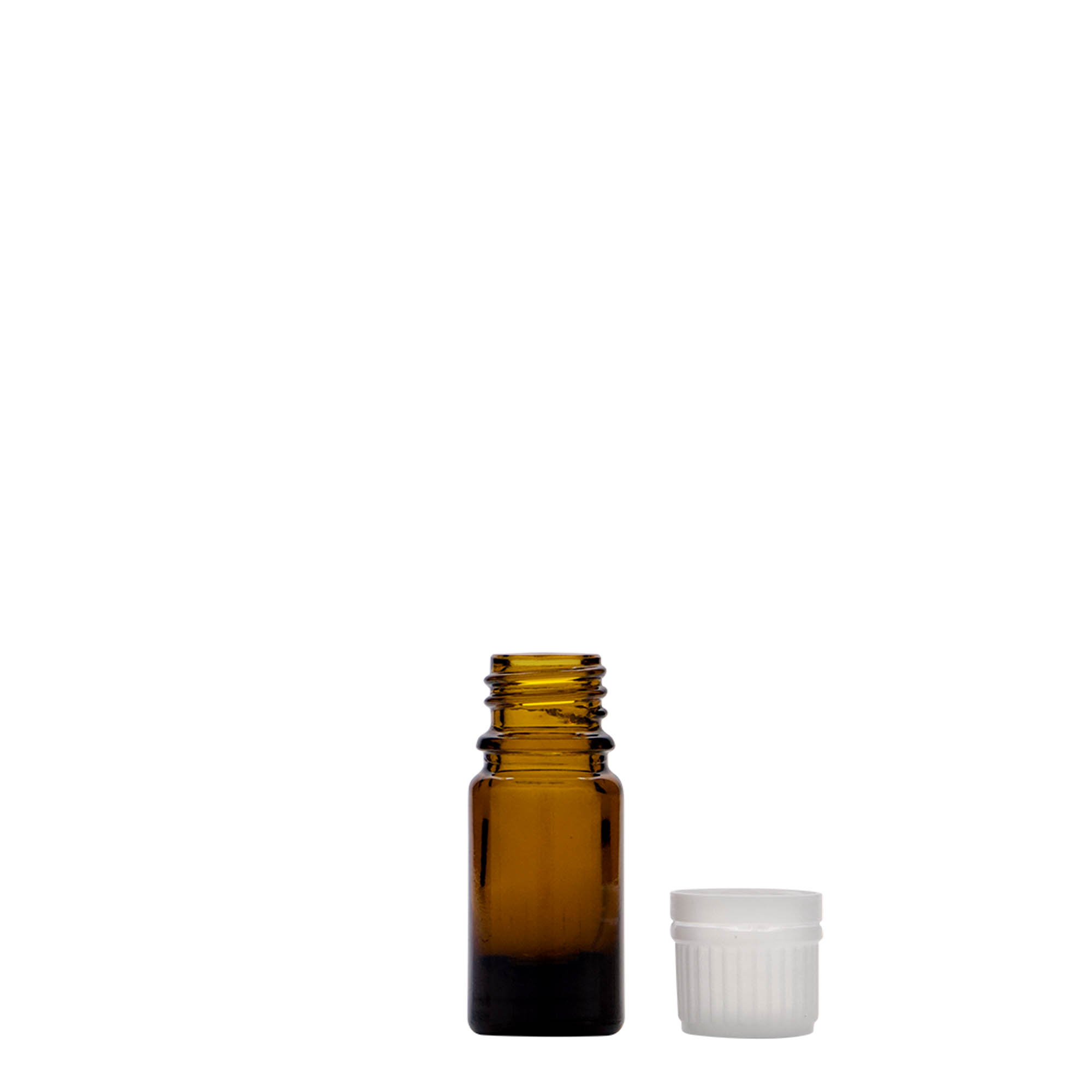 Μπουκάλι φαρμάκου 5 ml, γυάλινο, καφέ, στόμιο: DIN 18 Μπουκάλι φαρμάκου 5 ml, γυάλινο, καφέ, στόμιο: DIN 18