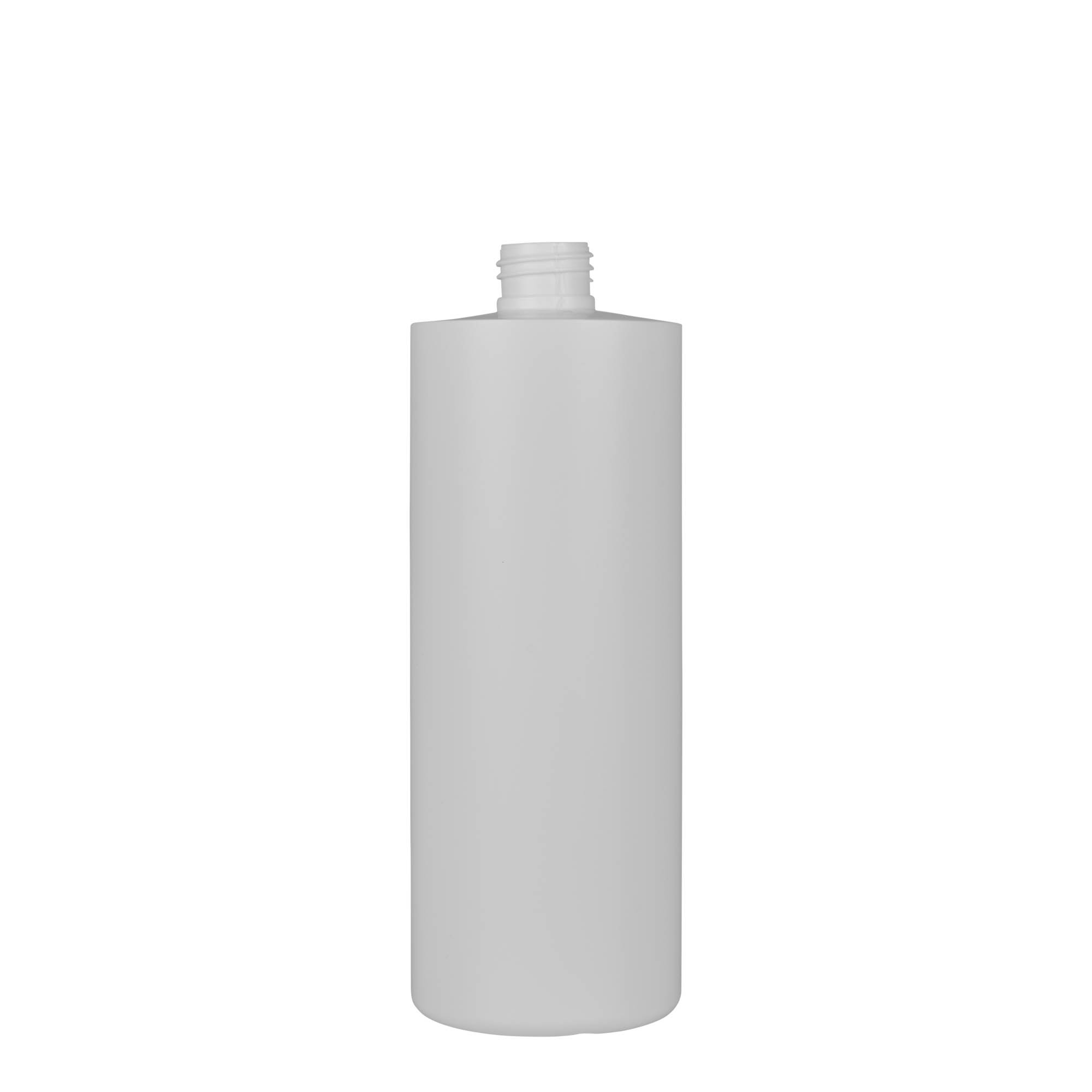 Πλαστικό μπουκάλι 'Pipe' 500 ml, Green HDPE, λευκό, στόμιο: GPI 24/410