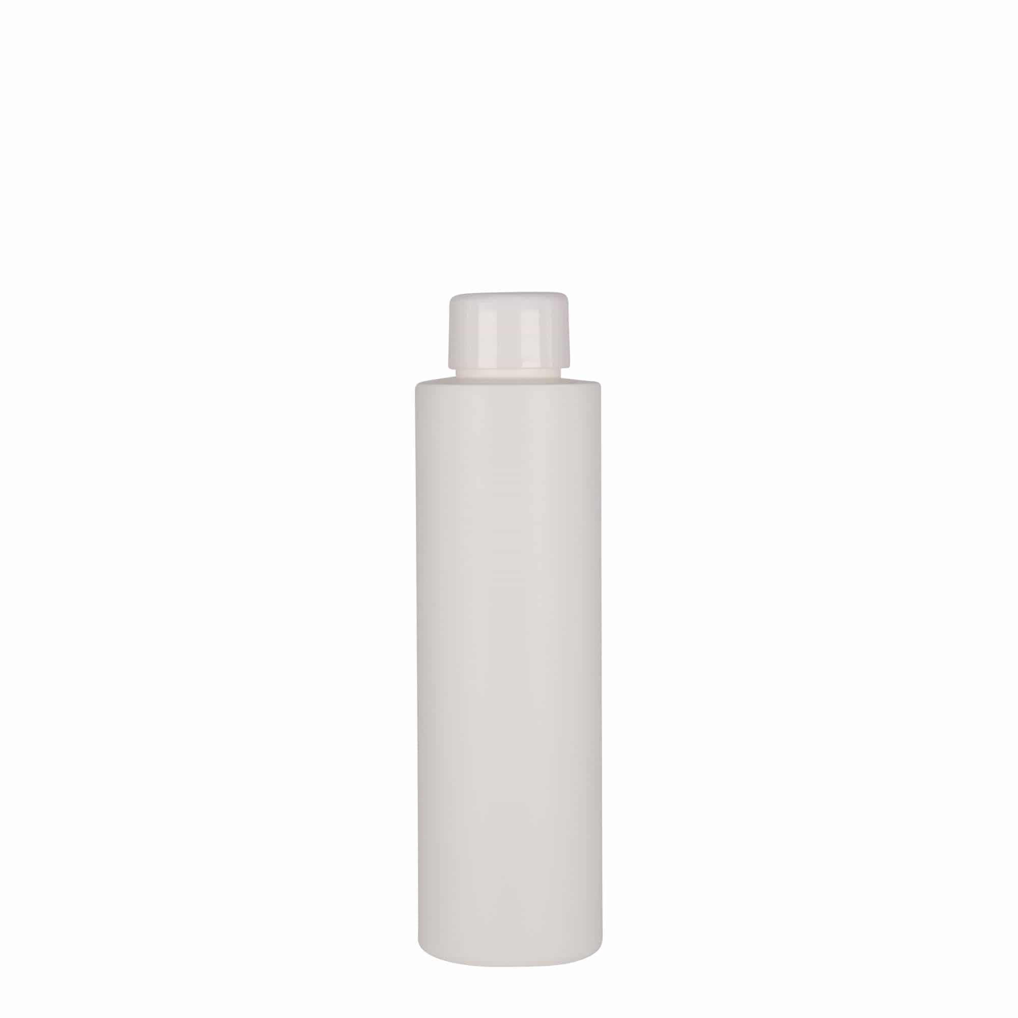 150 ml πλαστικό μπουκάλι 'Pipe', HDPE, λευκό, στόμιο: 24/410