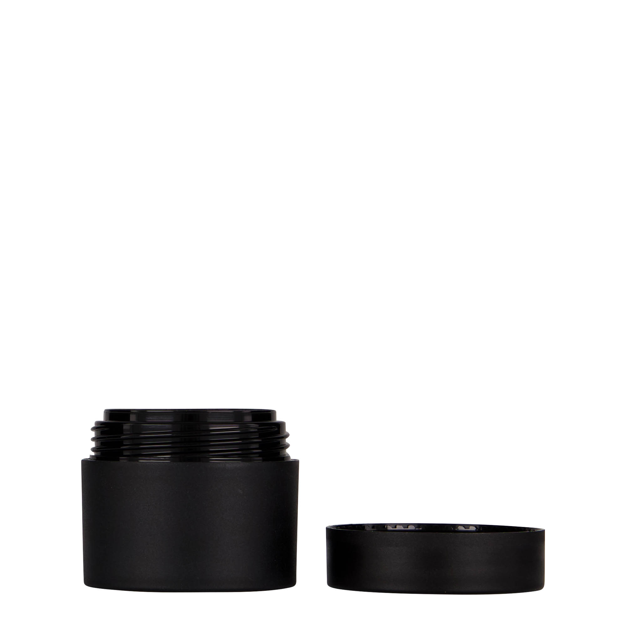 Πλαστικό βάζο 'Antonella' 30 ml, PP, μαύρο, στόμιο: βιδωτό πώμα