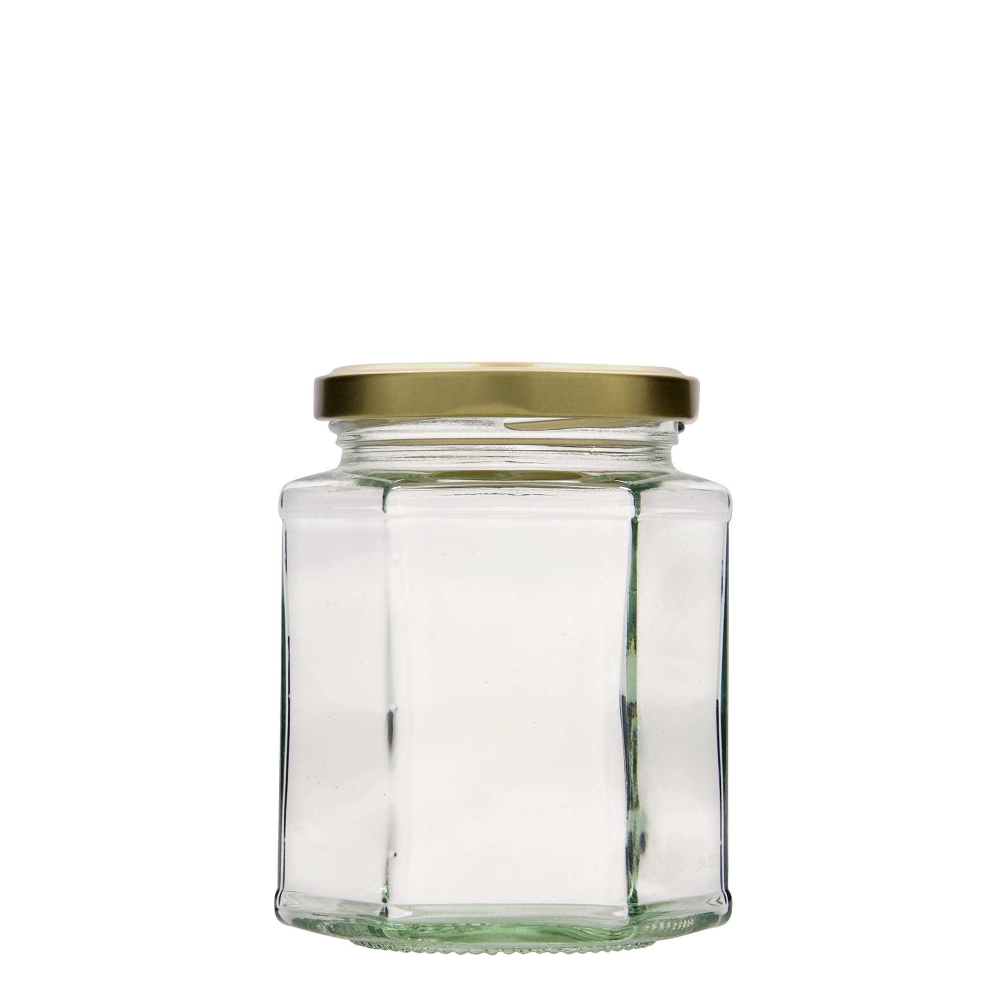 Εξάγωνο βάζο 324 ml, στόμιο: twist-off (TO 66) Εξάγωνο βάζο 324 ml, στόμιο: twist-off (TO 66)