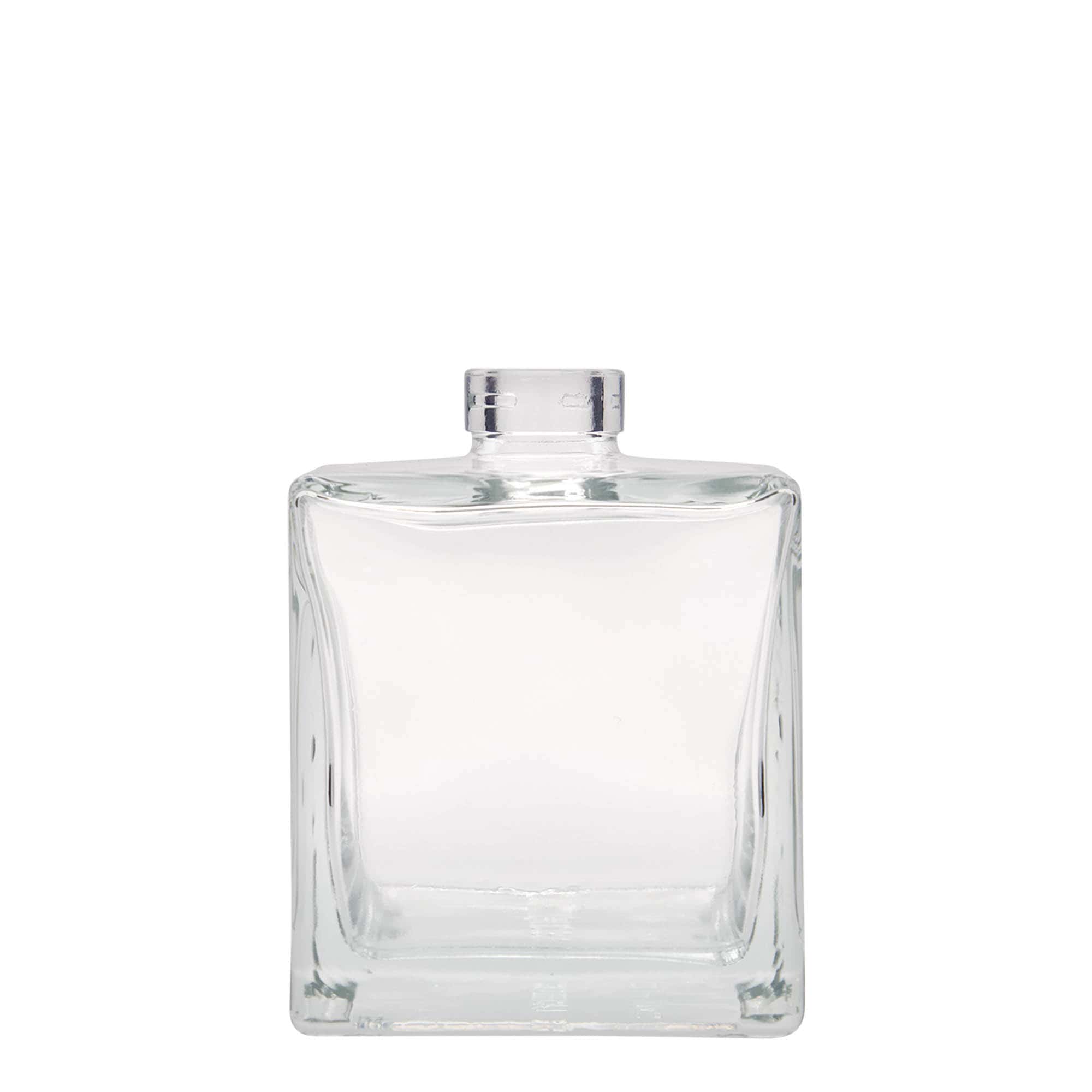 Γυάλινο μπουκάλι 'Cube' 500 ml, τετράγωνο, στόμιο: φελλός