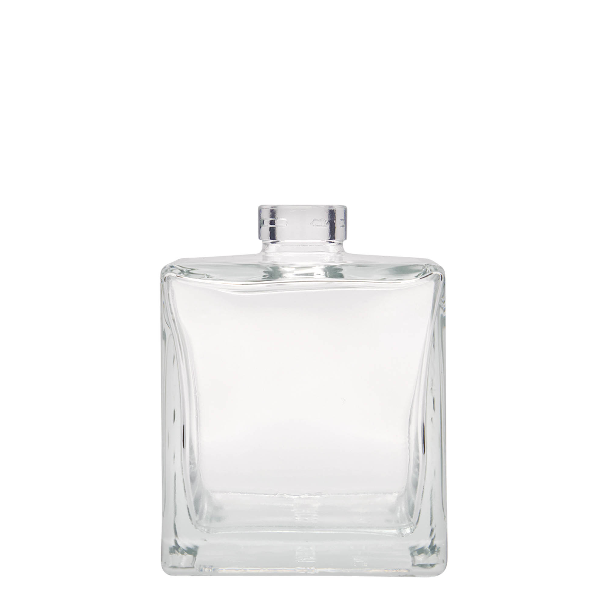 Γυάλινο μπουκάλι 'Cube' 500 ml, τετράγωνο, στόμιο: φελλός