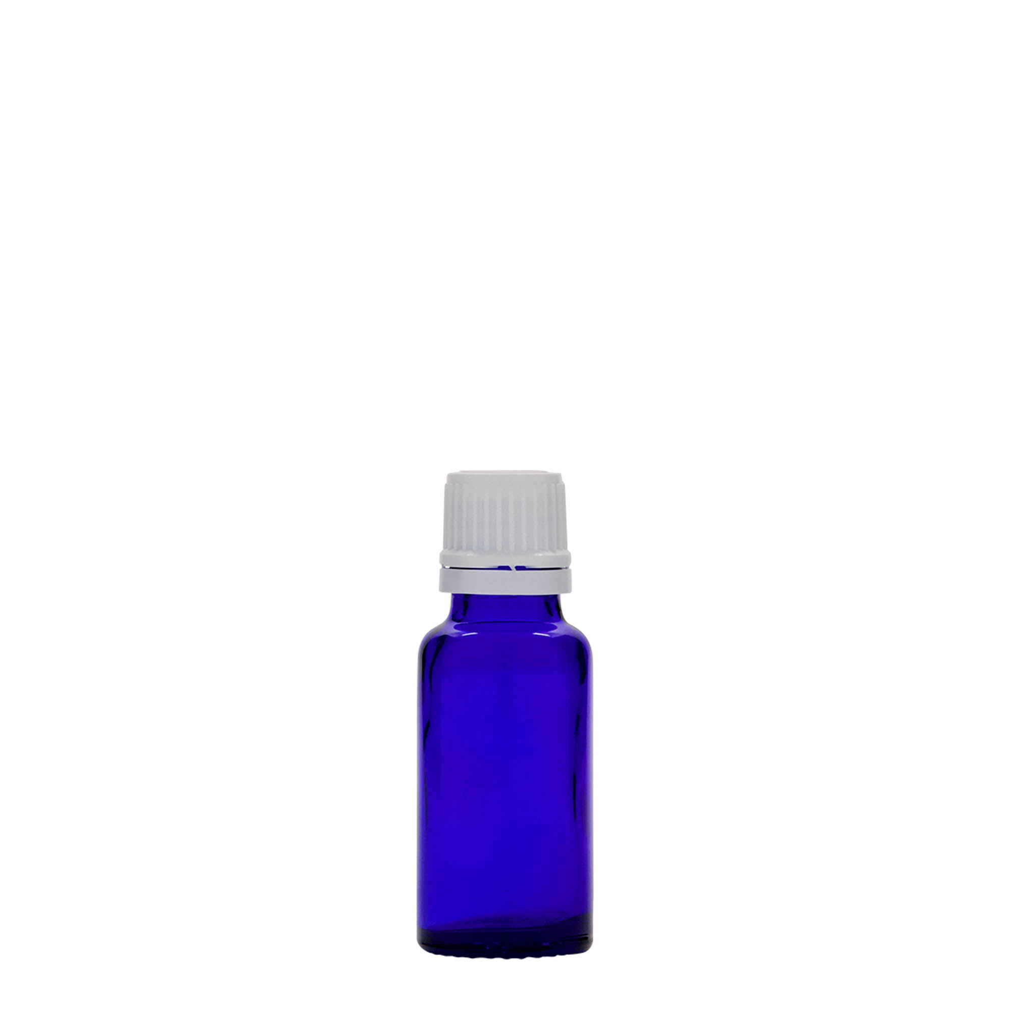 Μπουκάλι φαρμάκου 20 ml, γυάλινο, μπλε ρουά, στόμιο: DIN 18
