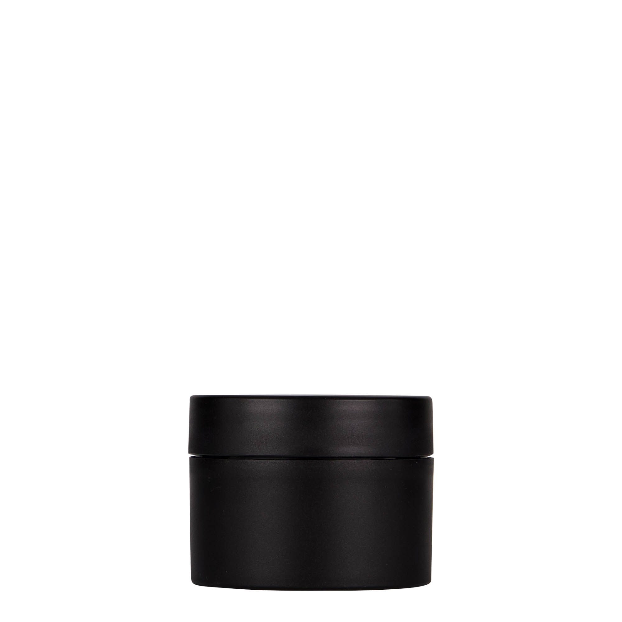 Πλαστικό βάζο 'Antonella' 50 ml, PP, μαύρο, στόμιο: βιδωτό πώμα
