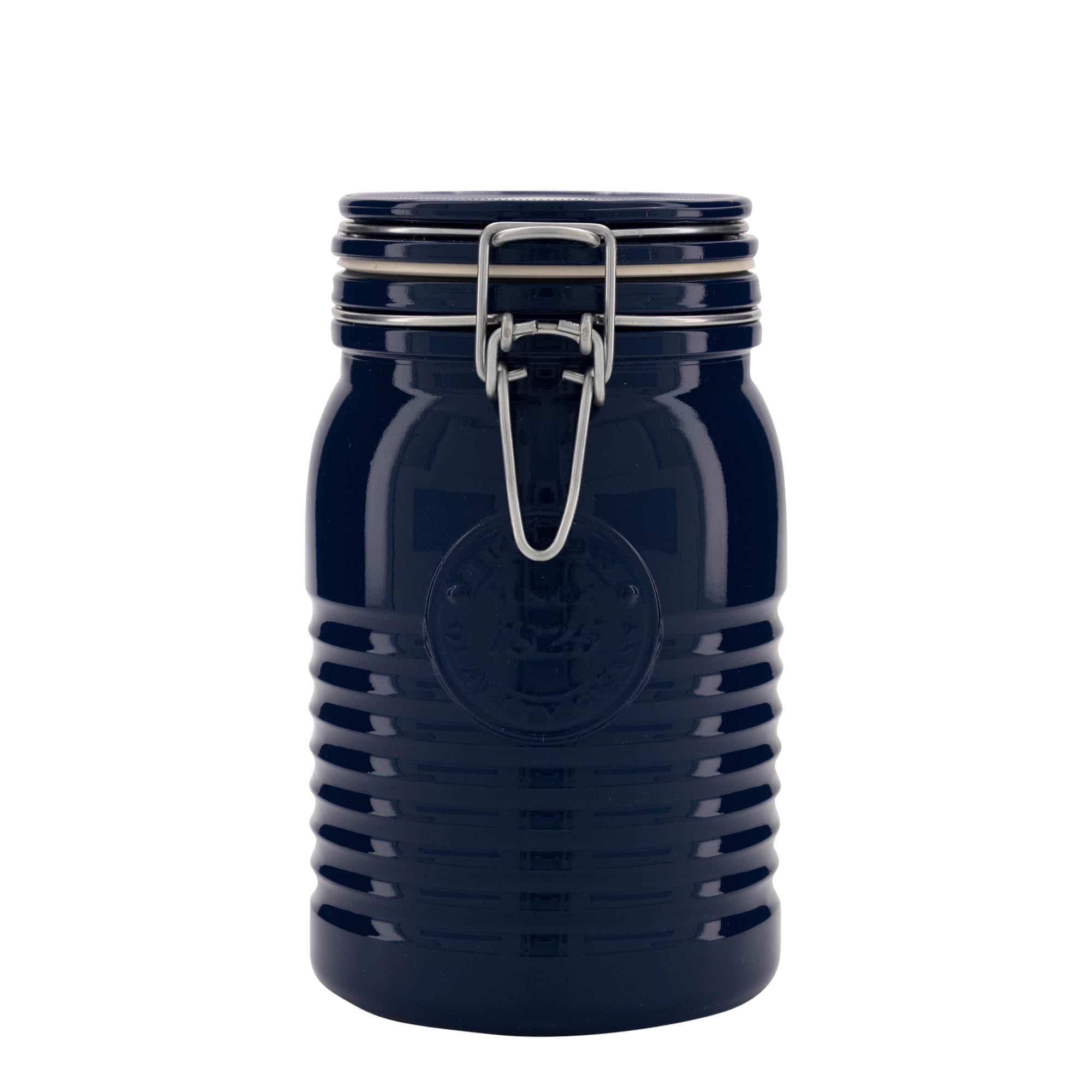 Βάζο με καπάκι με κλιπ 'Officina 1825' 1.000 ml, μπλε, στόμιο: καπάκι με κλιπ Βάζο με καπάκι με κλιπ 'Officina 1825' 1.000 ml, μπλε, στόμιο: καπάκι με κλιπ