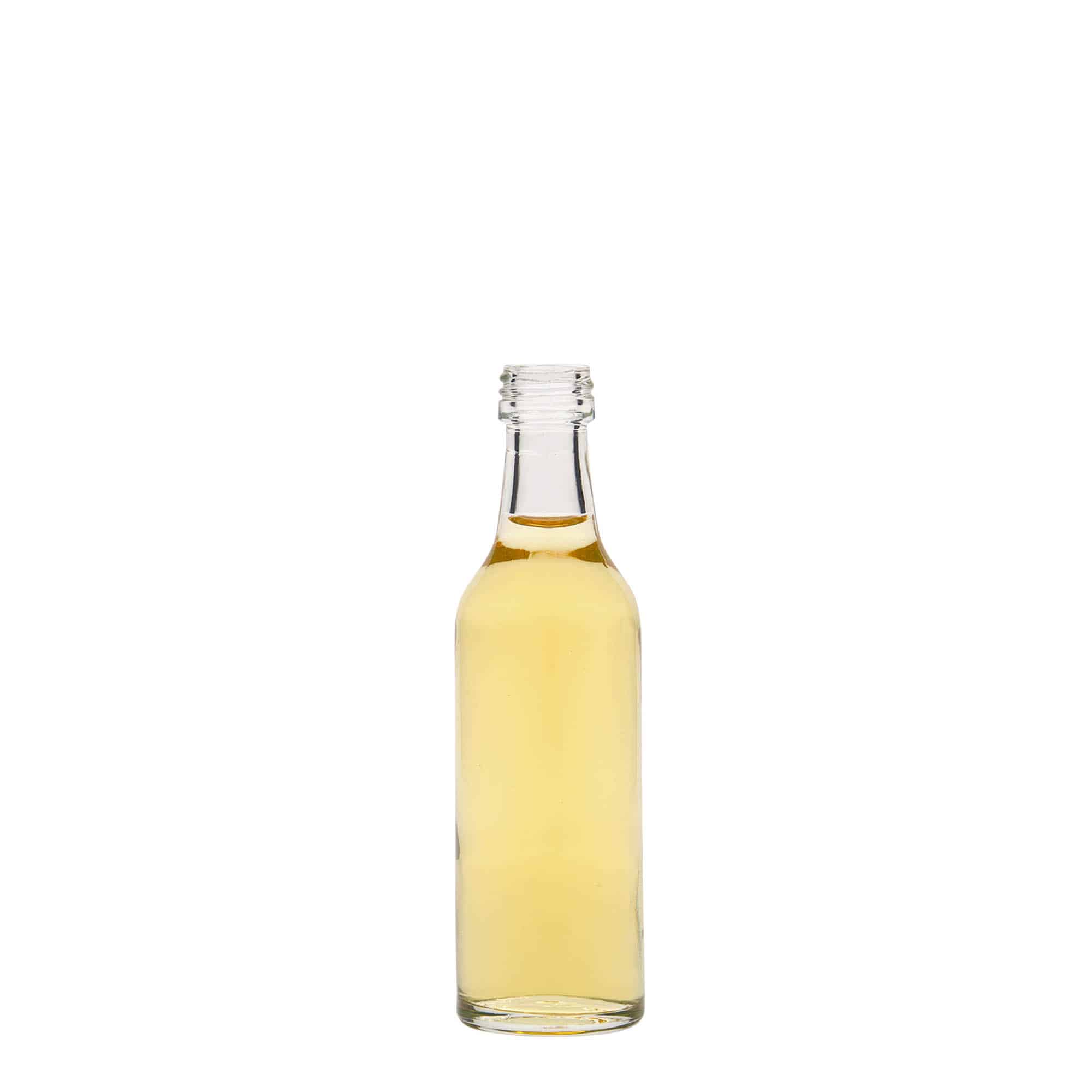 Γυάλινο μπουκάλι με ίσιο λαιμό 50 ml, στόμιο: PP 28