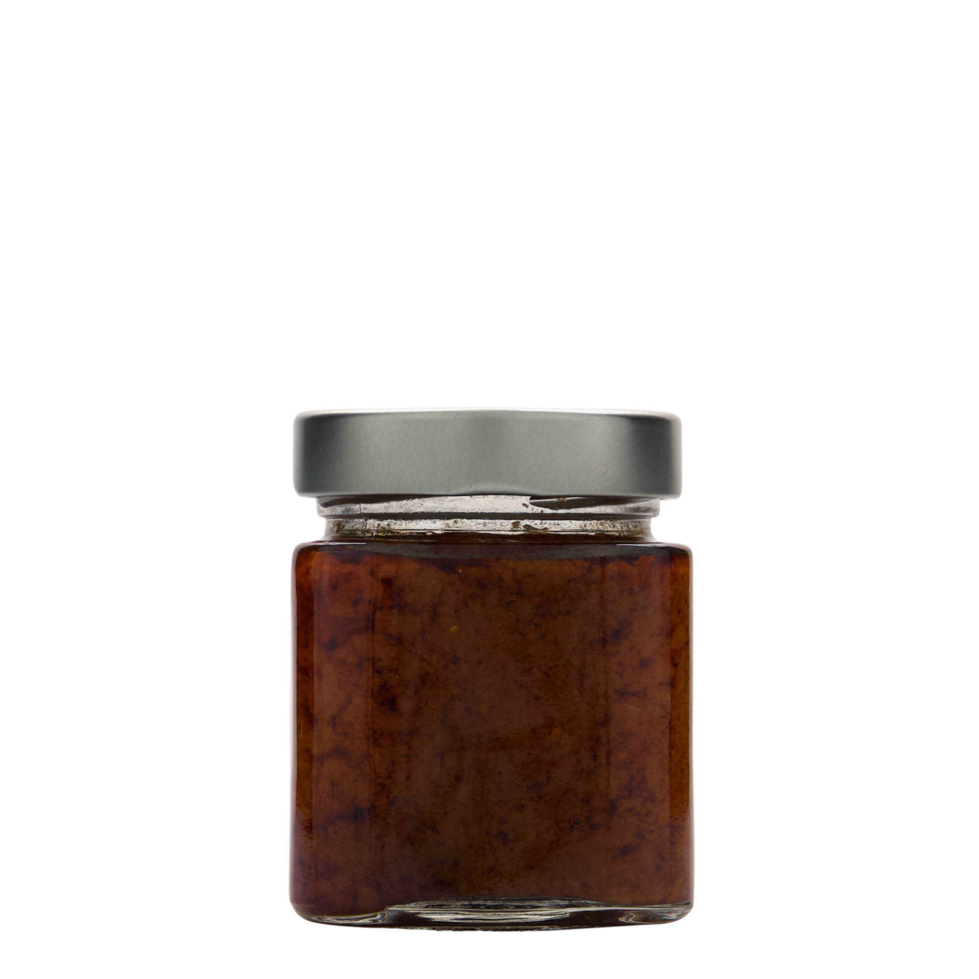 Τετράγωνο βάζο 'Ίκαρος' 212 ml, στόμιο: deep twist-off (DTO 63)