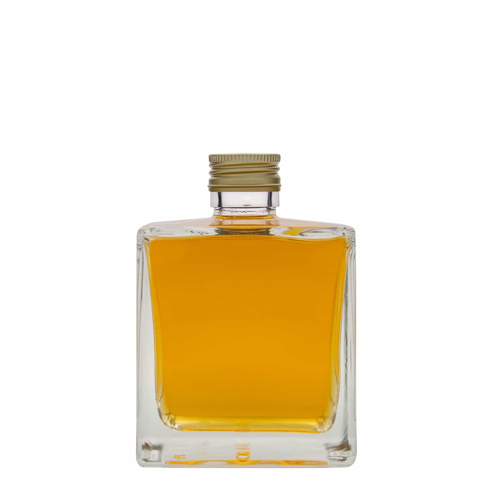 Γυάλινο μπουκάλι 'Cube' 500 ml, τετράγωνο, στόμιο: PP 28