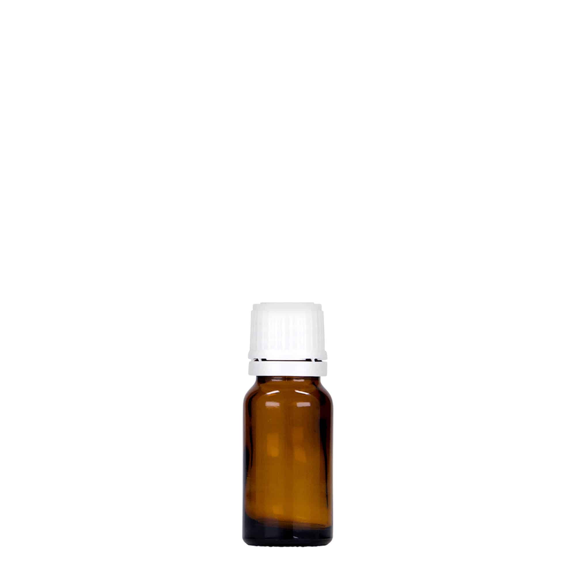Μπουκάλι φαρμάκου 10 ml, γυάλινο, καφέ, στόμιο: DIN 18