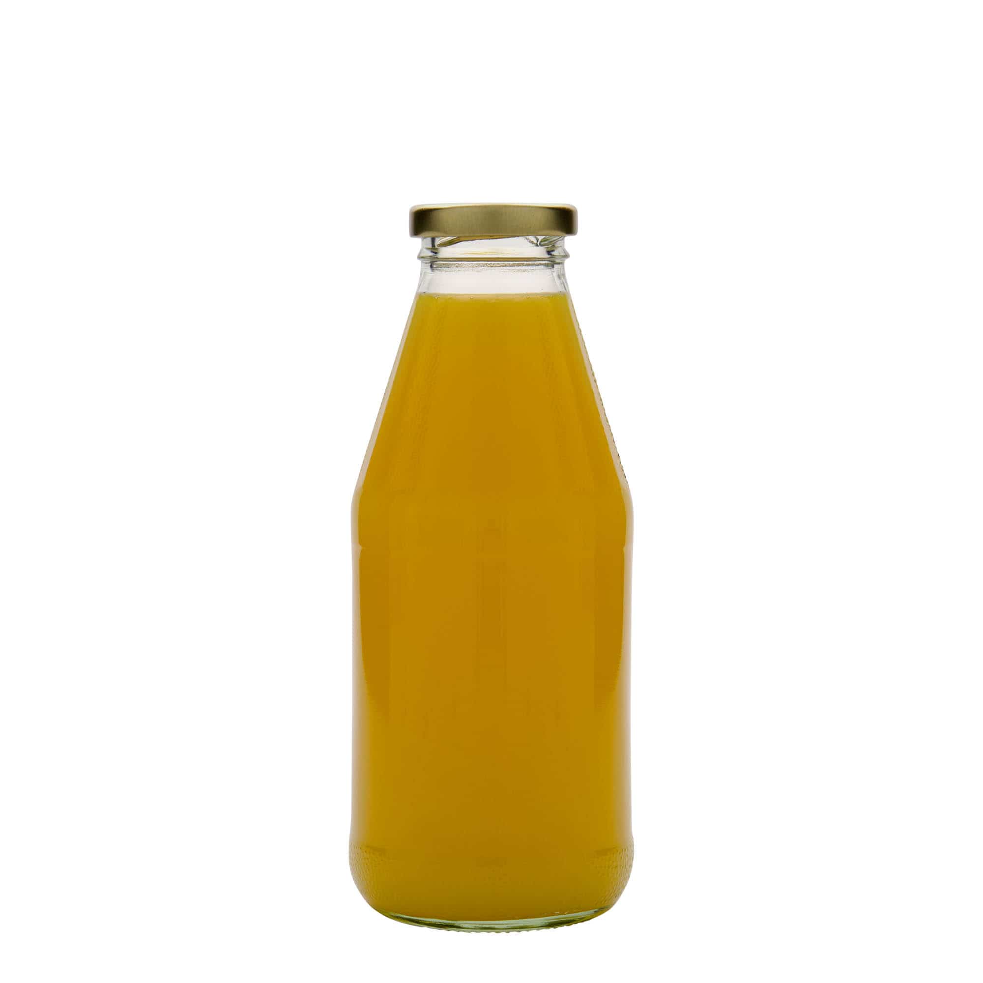 Μπουκάλι γενικής χρήσης με φαρδύ λαιμό 500 ml, γυάλινο, στόμιο: twist-off (TO 43)
