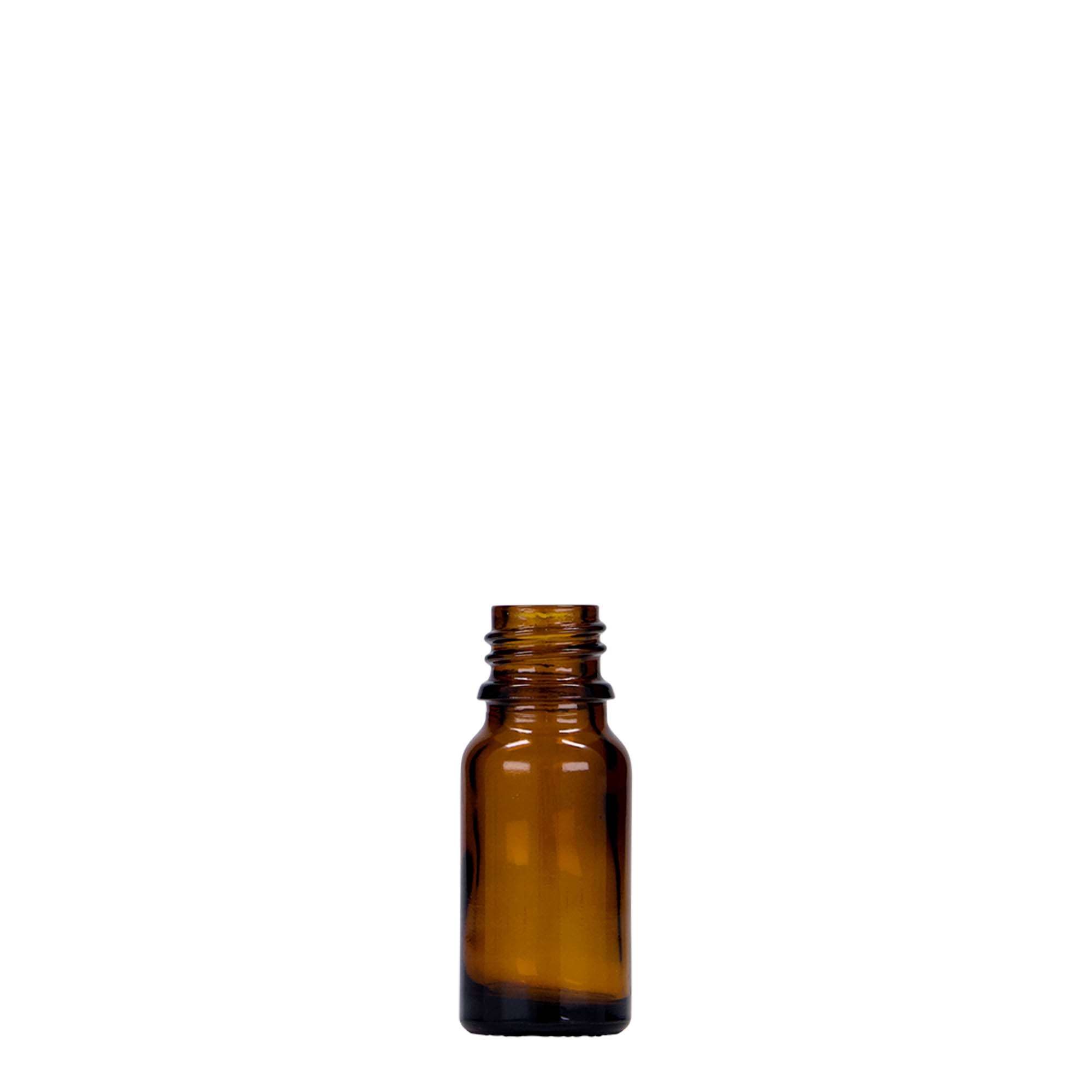 Μπουκάλι φαρμάκου 10 ml, γυάλινο, καφέ, στόμιο: DIN 18