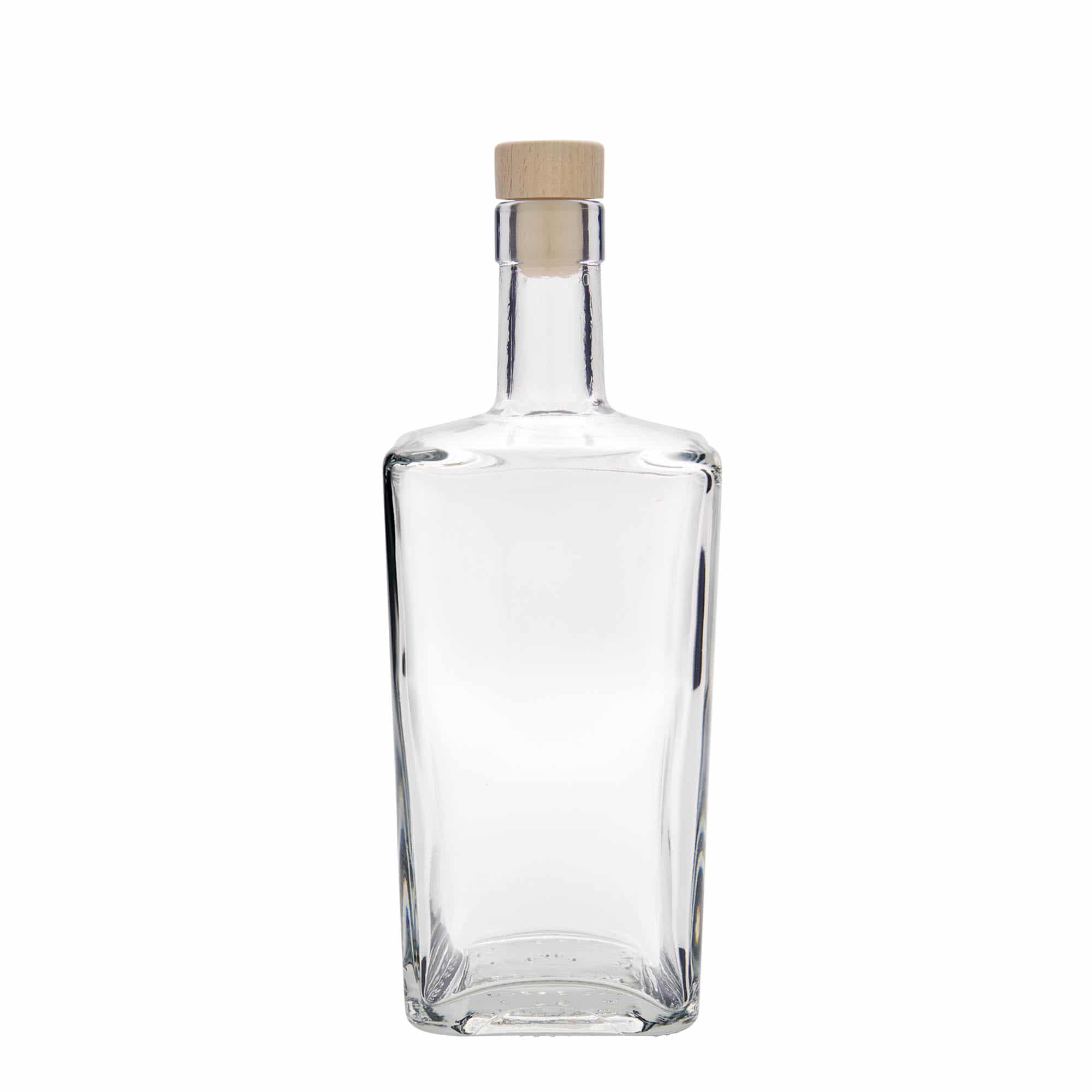 Γυάλινο μπουκάλι 'Noel' 700 ml, τετράγωνο, στόμιο: φελλός