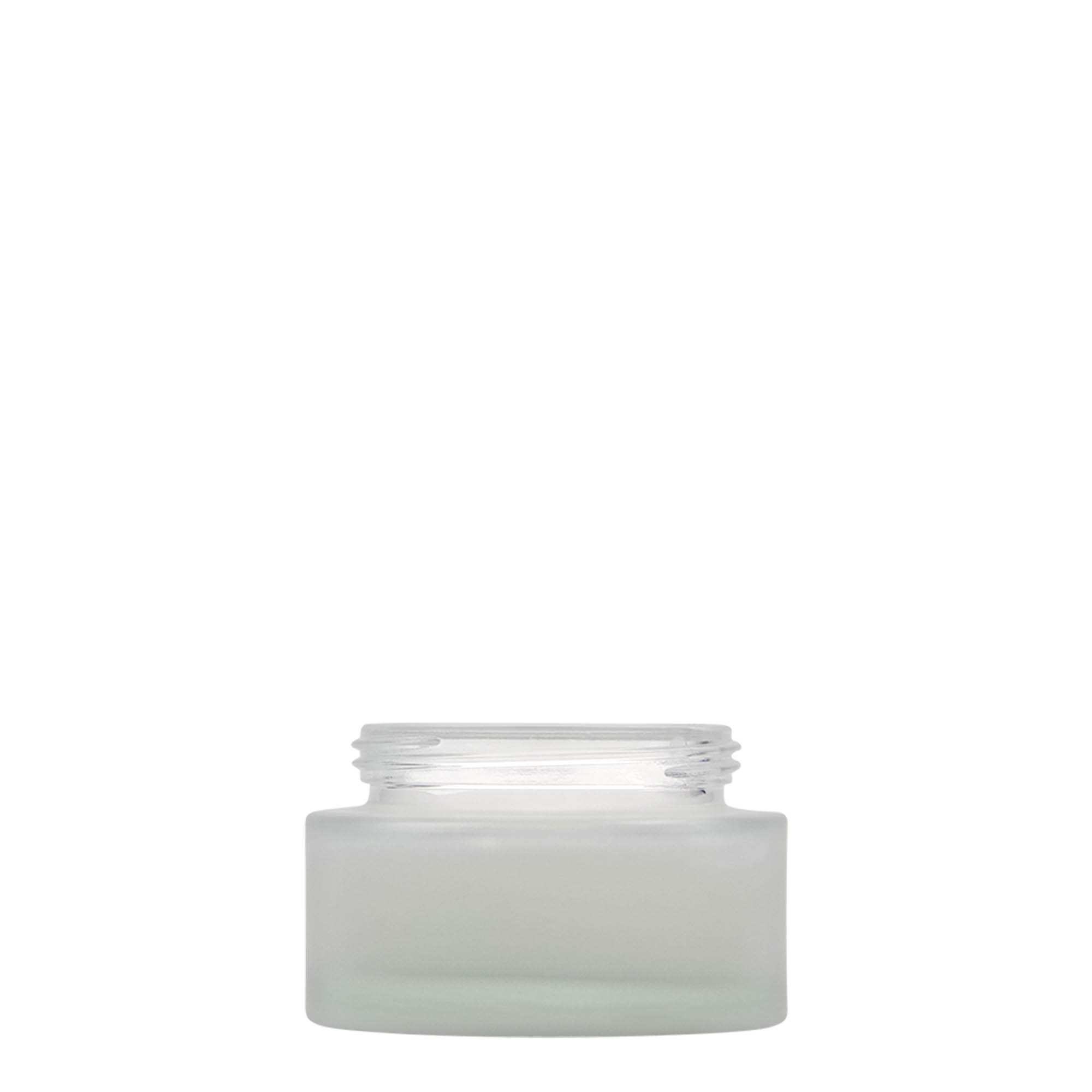 Βάζο για καλλυντικά 'Platin Edition' 50 ml, γυάλινο, εφέ του πάγου, στόμιο: βιδωτό πώμα