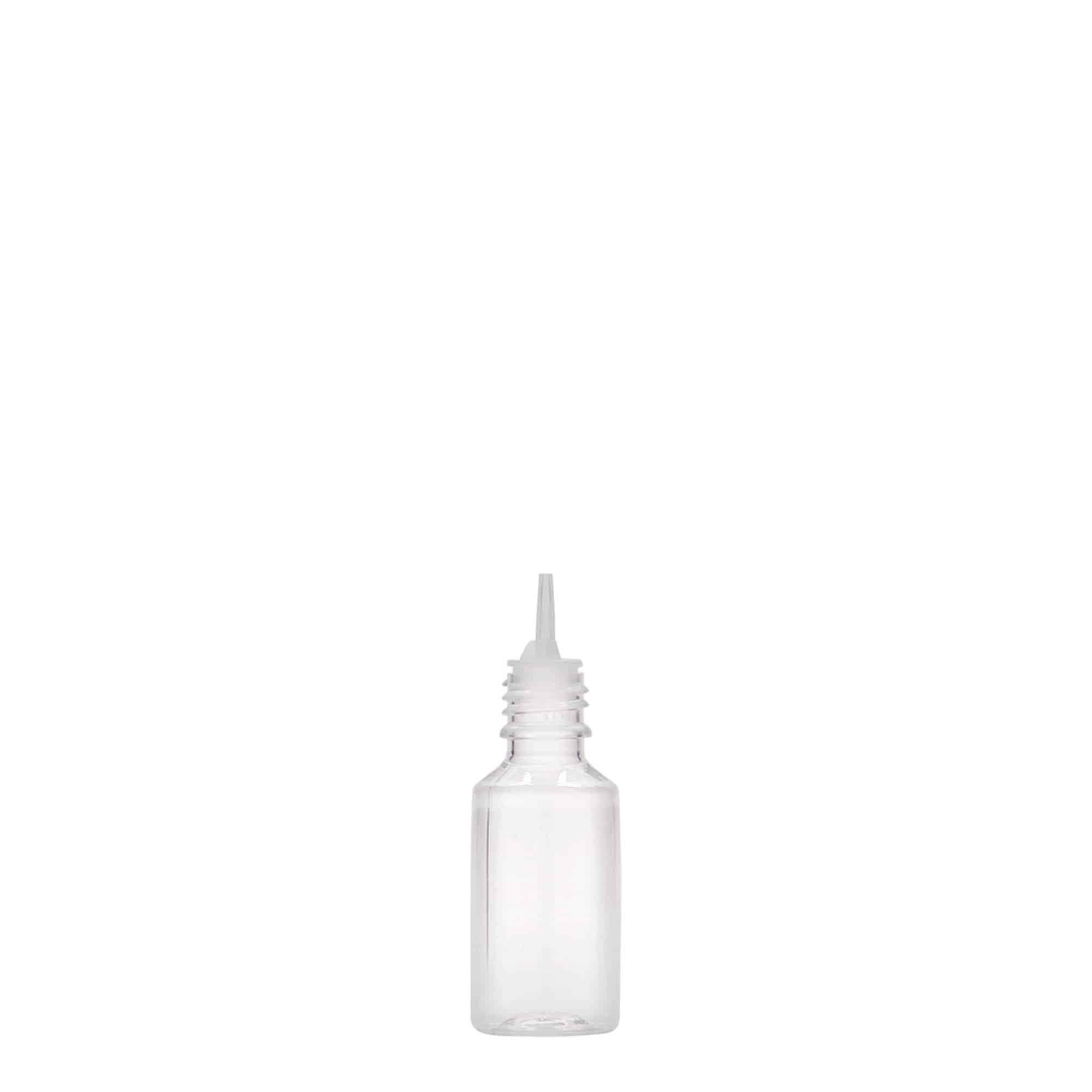 Μπουκάλι PET 'E-Liquid' 10 ml με ασφάλεια για παιδιά, πλαστικό, στόμιο: βιδωτό πώμα