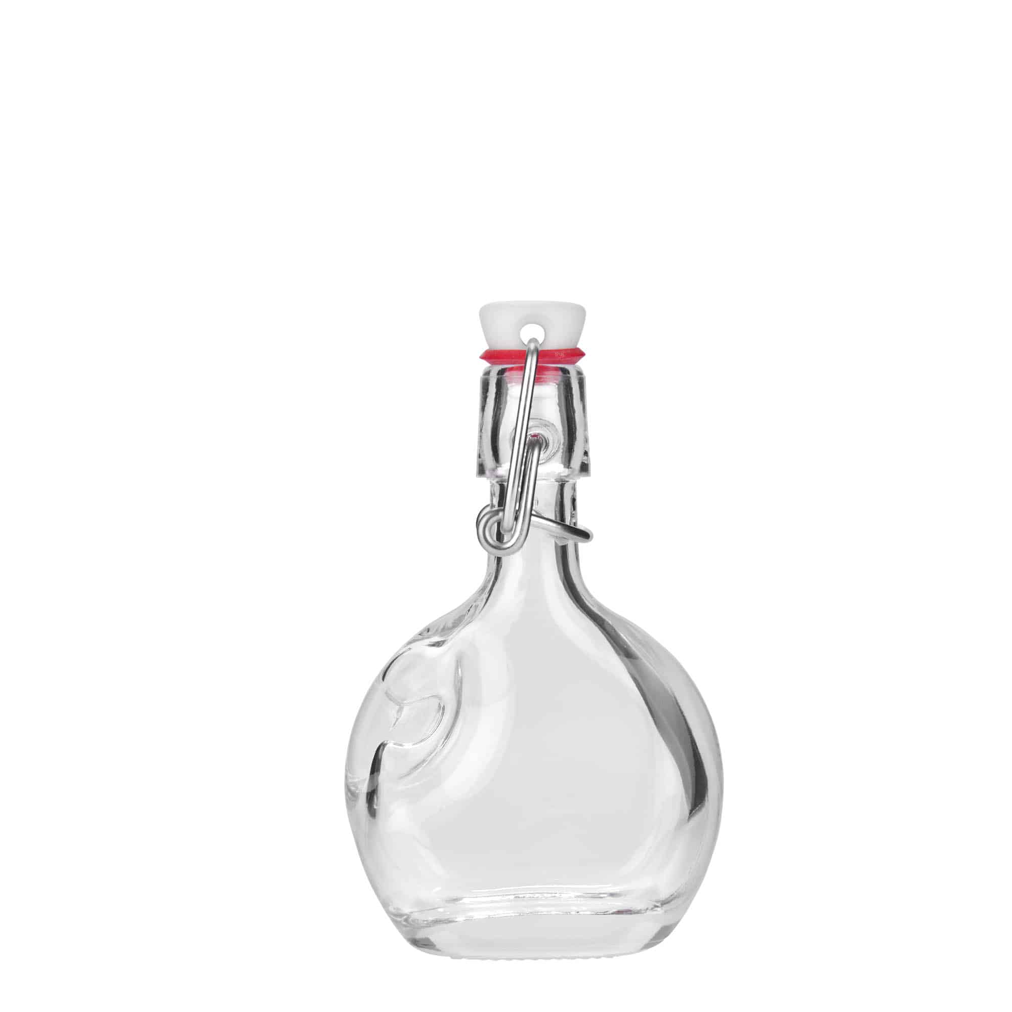Γυάλινο μπουκάλι 'Lukas' 40 ml, οβάλ, στόμιο: μηχανικό πώμα