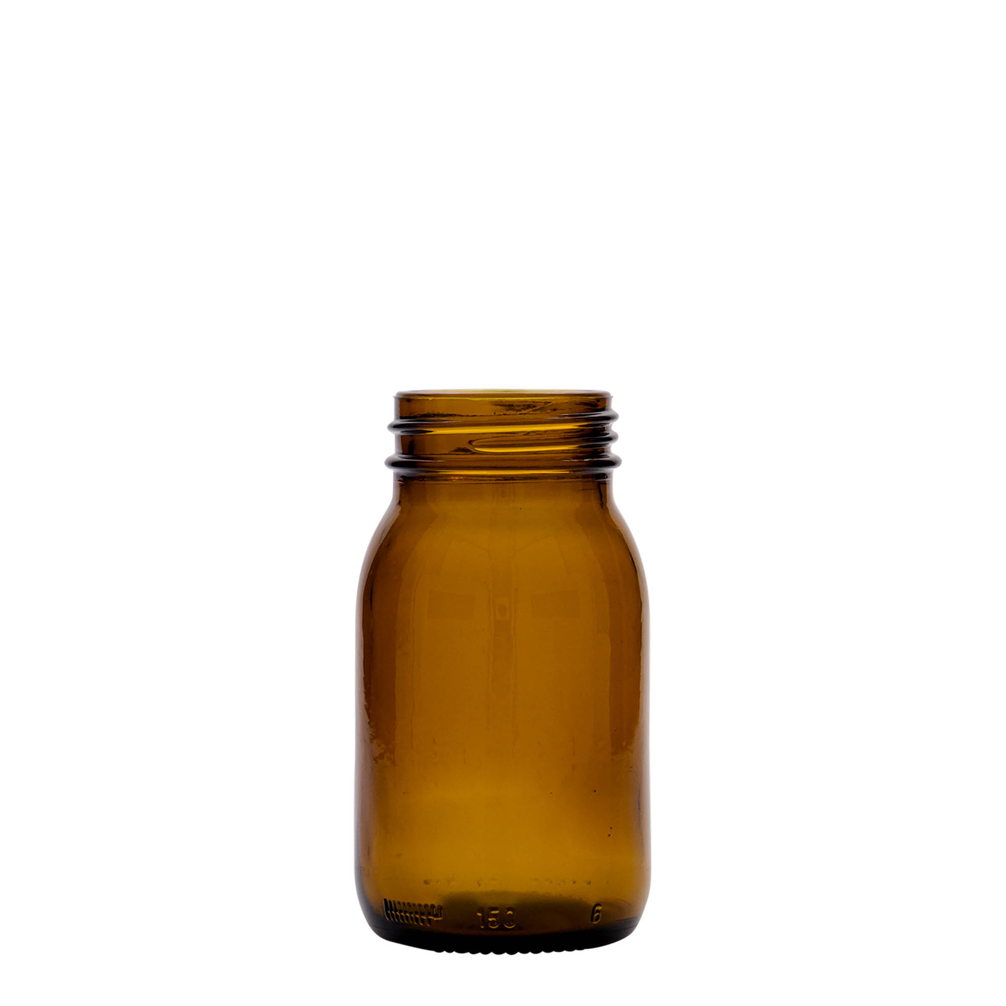 Βάζο με φαρδύ λαιμό 150 ml, καφέ, στόμιο: DIN 45
