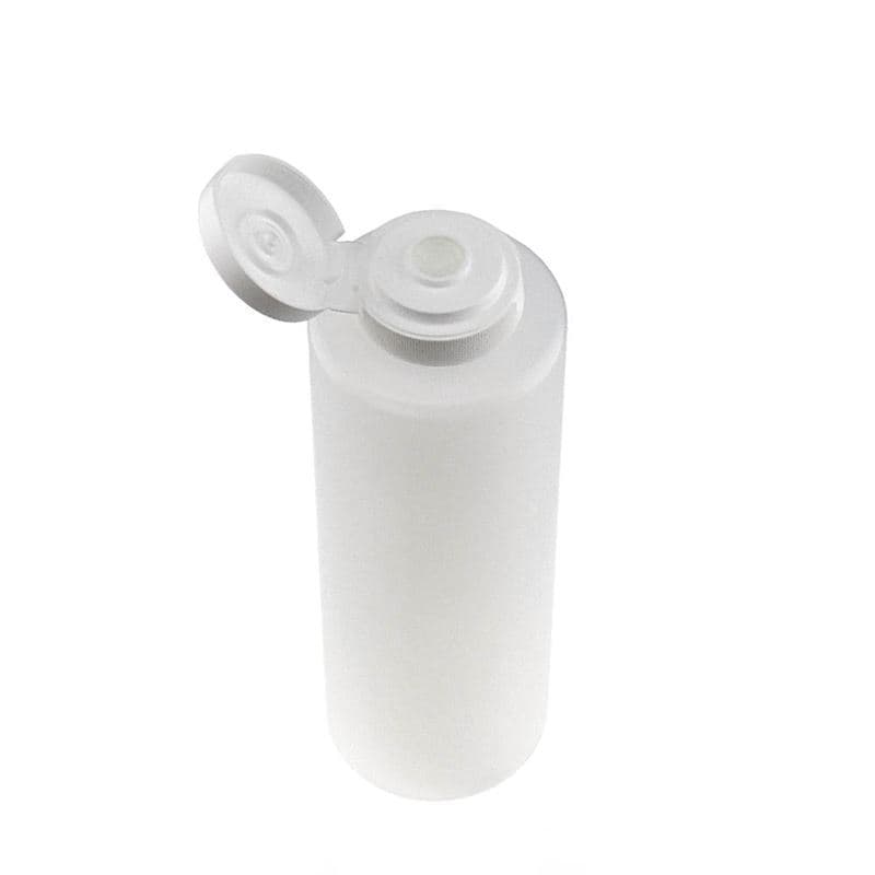 Μπουκάλι για σως 500 ml, πλαστικό LDPE, φυσικό χρώμα, στόμιο: GPI 38/400
