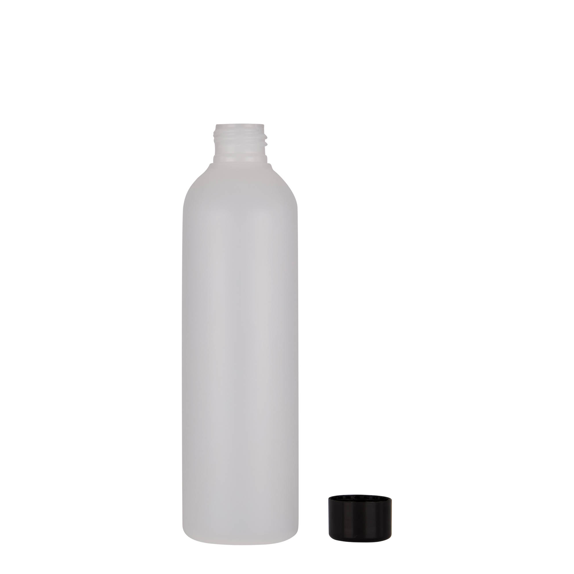 Πλαστικό μπουκάλι 'Tuffy' 250 ml, HDPE, φυσικό χρώμα, στόμιο: GPI 24/410 Πλαστικό μπουκάλι 'Tuffy' 250 ml, HDPE, φυσικό χρώμα, στόμιο: GPI 24/410
