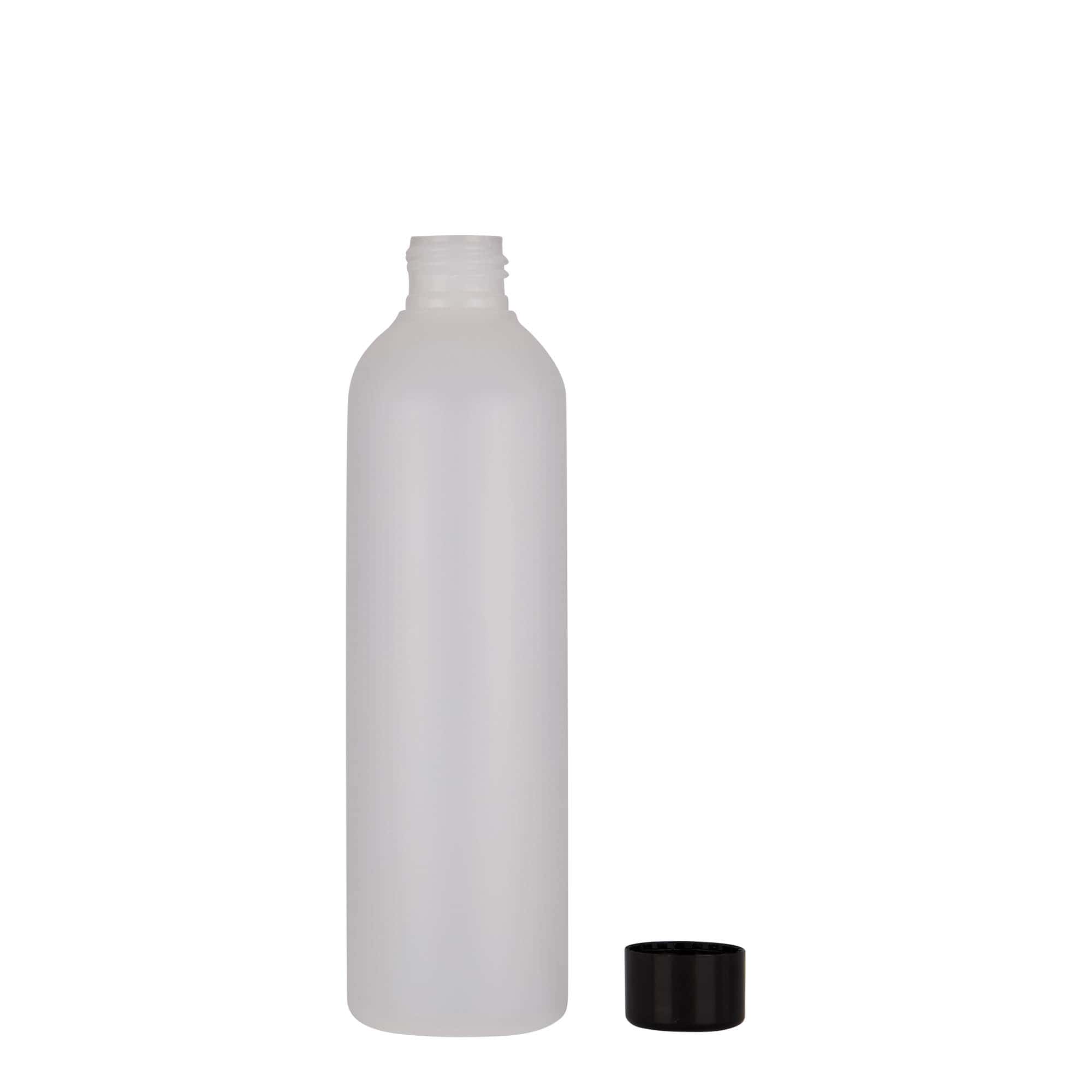 250 ml πλαστικό μπουκάλι 'Tuffy', HDPE, φυσικό, στόμιο: 24/410
