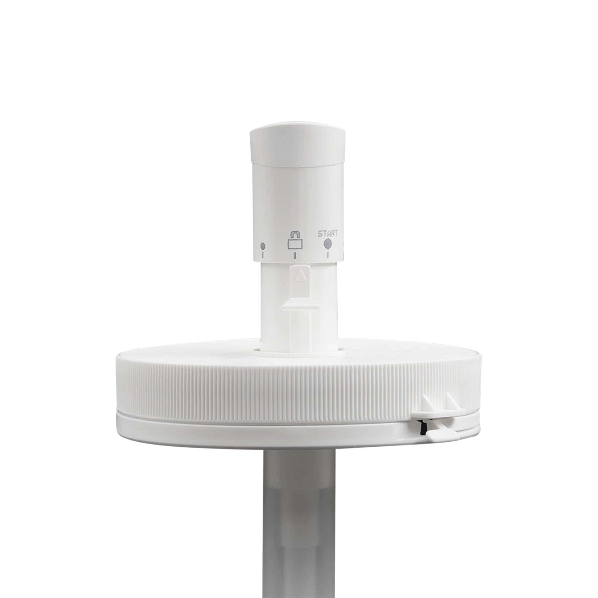 Αντλία για μπουκάλι 'Securibox' 1.240 ml, πλαστικό PE, λευκή, για στόμιο: βιδωτό πώμα