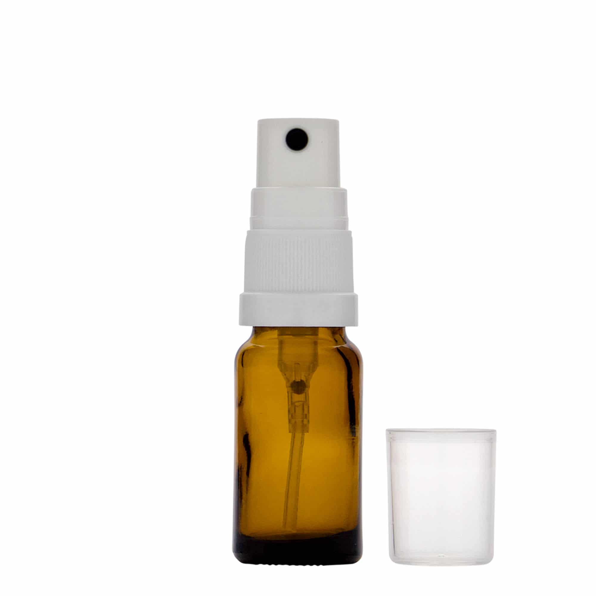 Μπουκάλι ψεκασμού φαρμάκου 10 ml, γυάλινο, καφέ, στόμιο: DIN 18