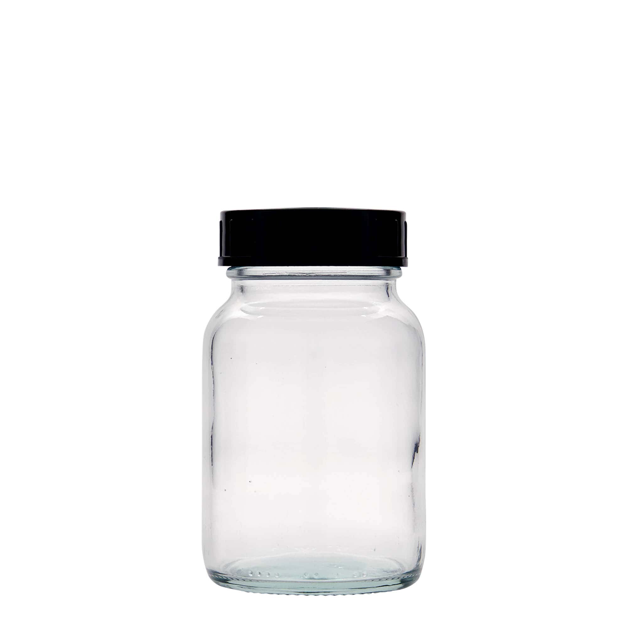250 ml γυάλινο βάζο με φαρδύ στόμιο, άνοιγμα: DIN 55