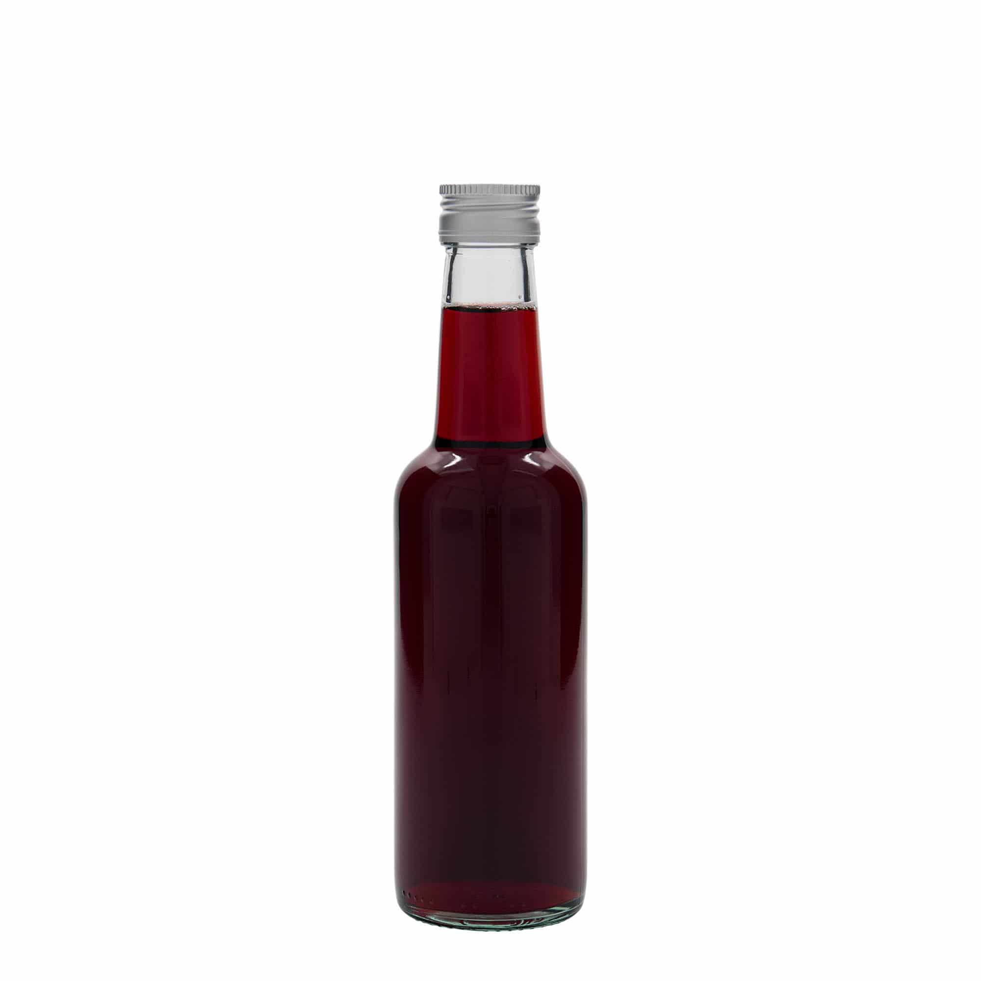 Γυάλινο μπουκάλι με ίσιο λαιμό 250 ml, στόμιο: PP 28