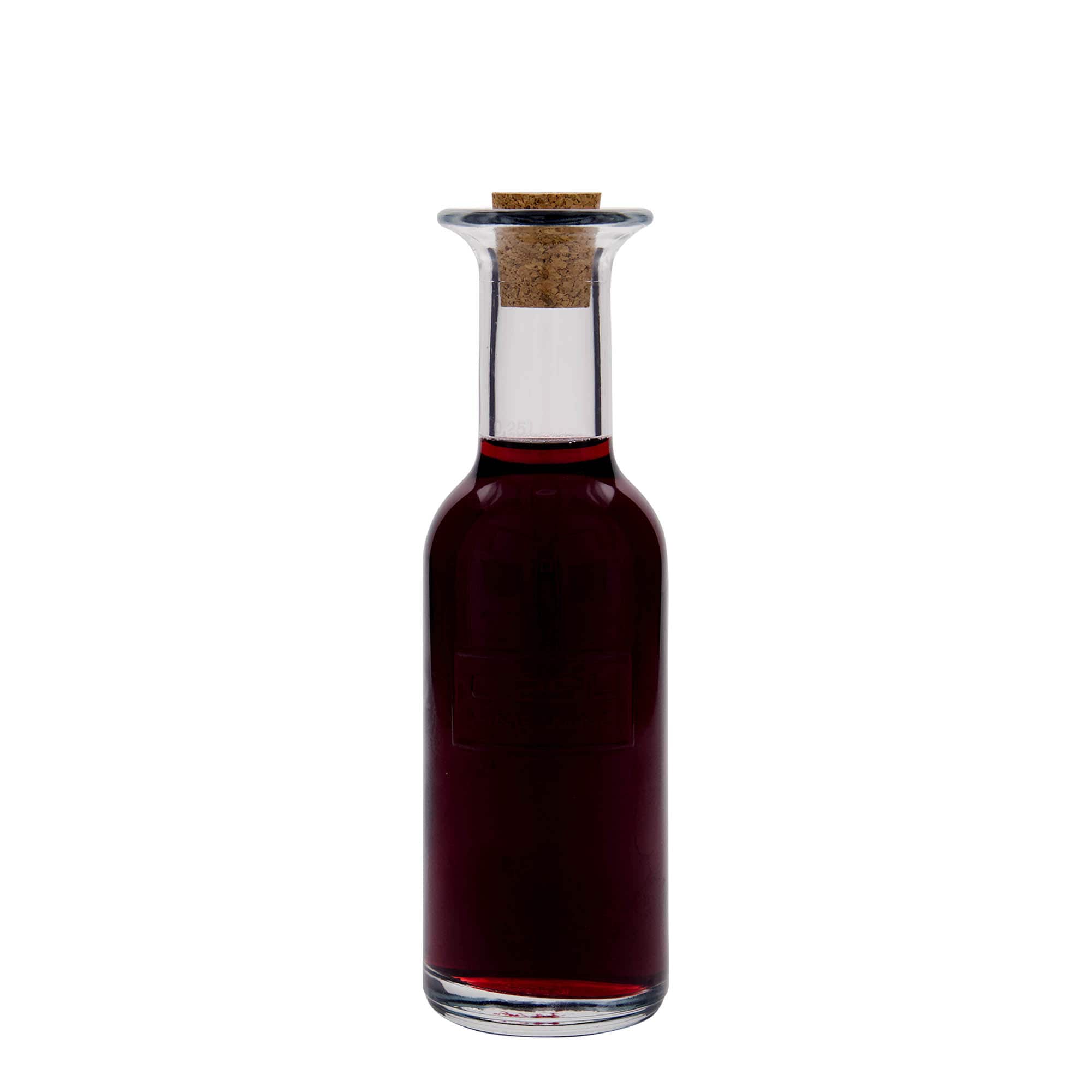 Γυάλινο μπουκάλι 'Optima Fine Wine' 250 ml, στόμιο: φελλός