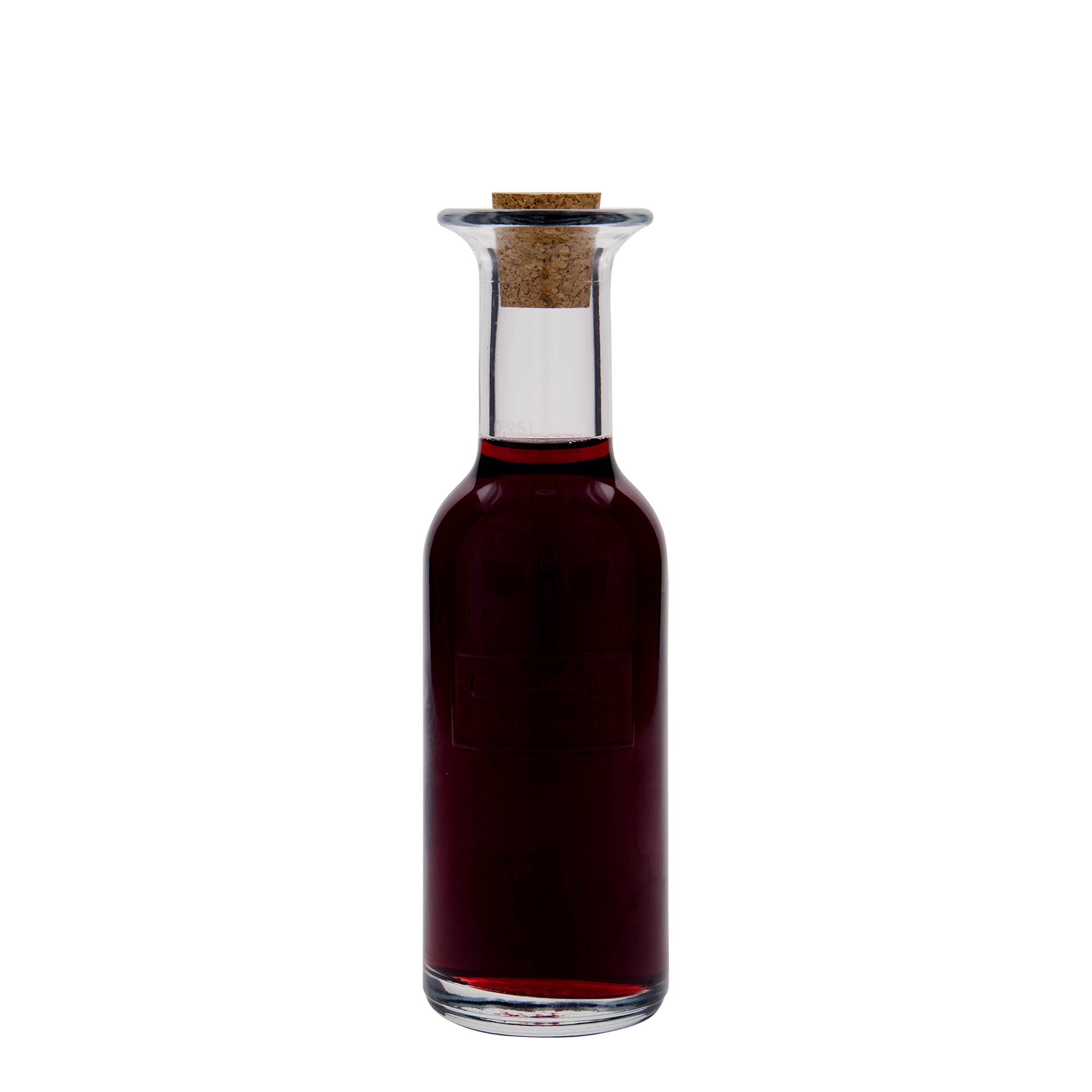 Γυάλινο μπουκάλι 'Optima Fine Wine' 250 ml, στόμιο: φελλός