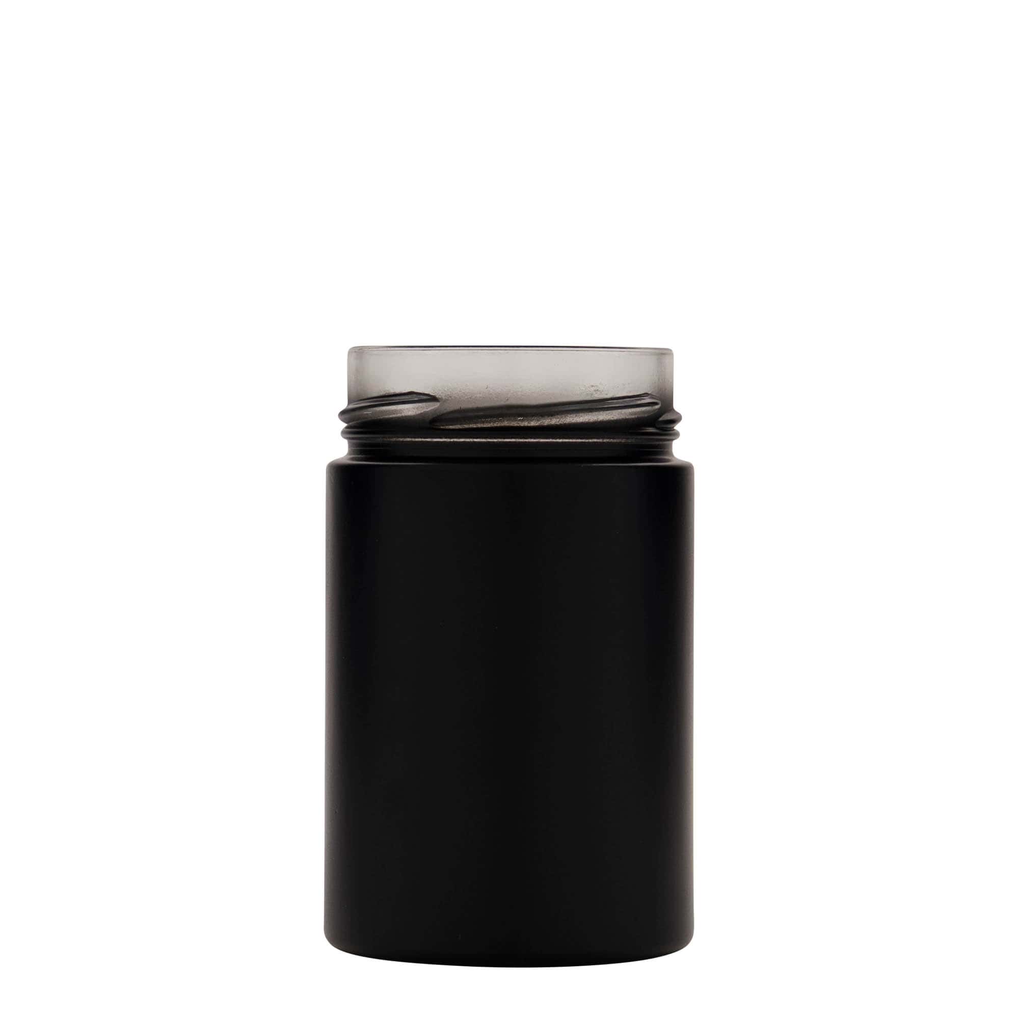 Στρογγυλό βάζο 'Aurora' 327 ml, μαύρο, στόμιο: deep twist-off (DTO 66) Στρογγυλό βάζο 'Aurora' 327 ml, μαύρο, στόμιο: deep twist-off (DTO 66)