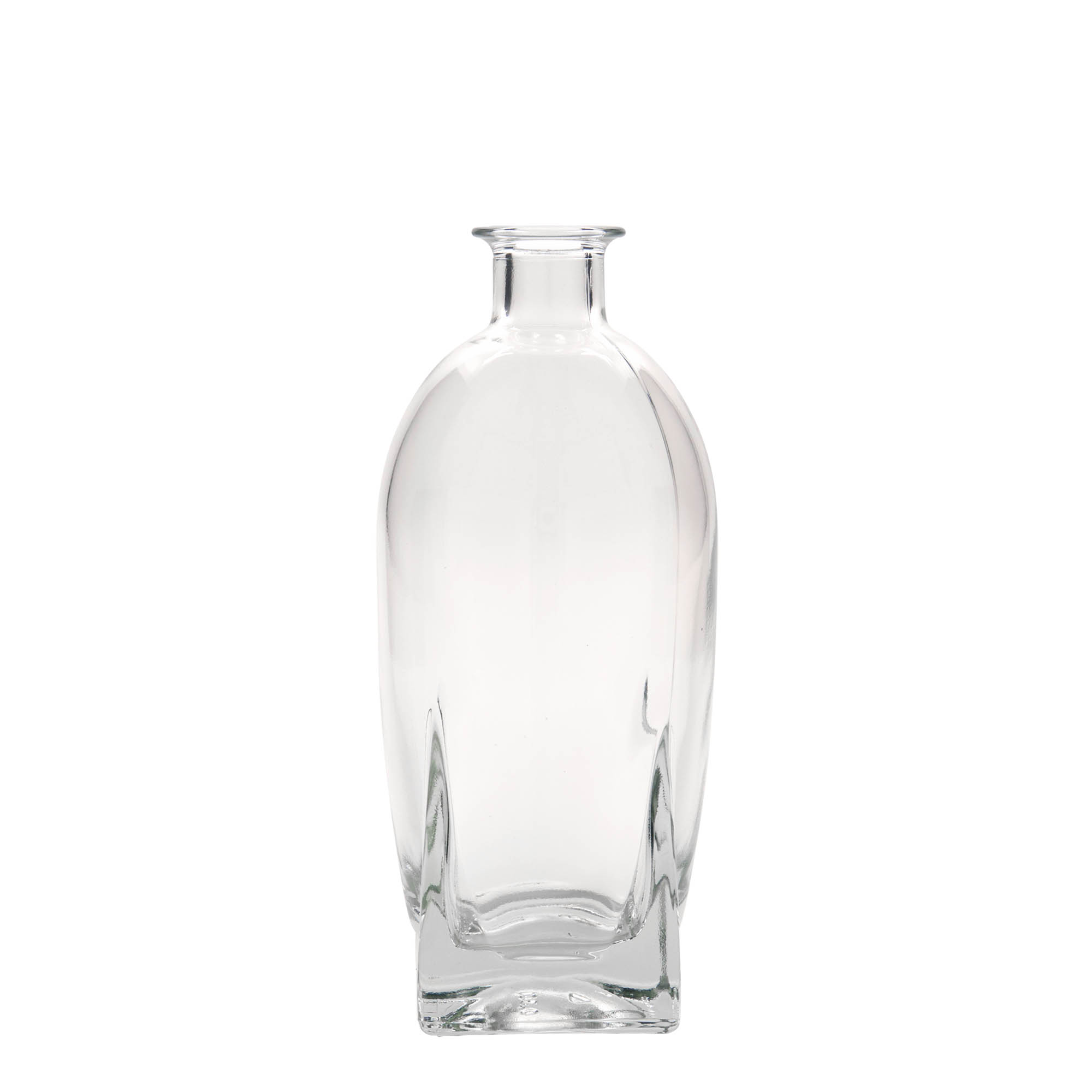 Γυάλινο μπουκάλι 'Zino' 500 ml, τετράγωνο, στόμιο: φελλός