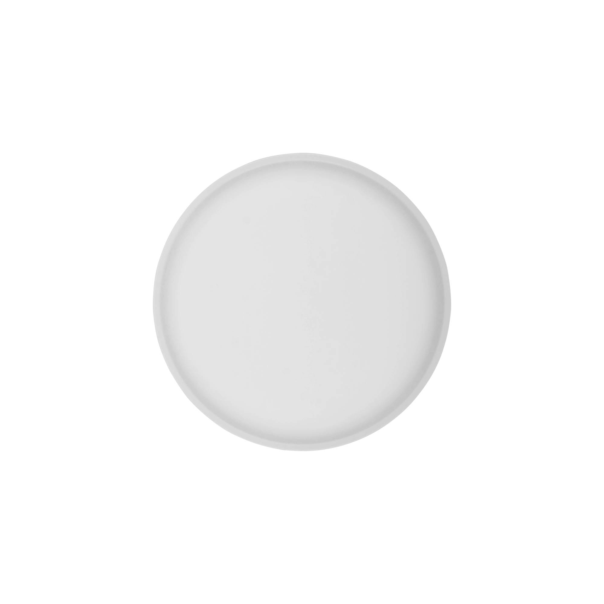 Βιδωτό πώμα 'Clear/Platin Edition', πλαστικό PP, λευκό, για στόμιο: 70/2P