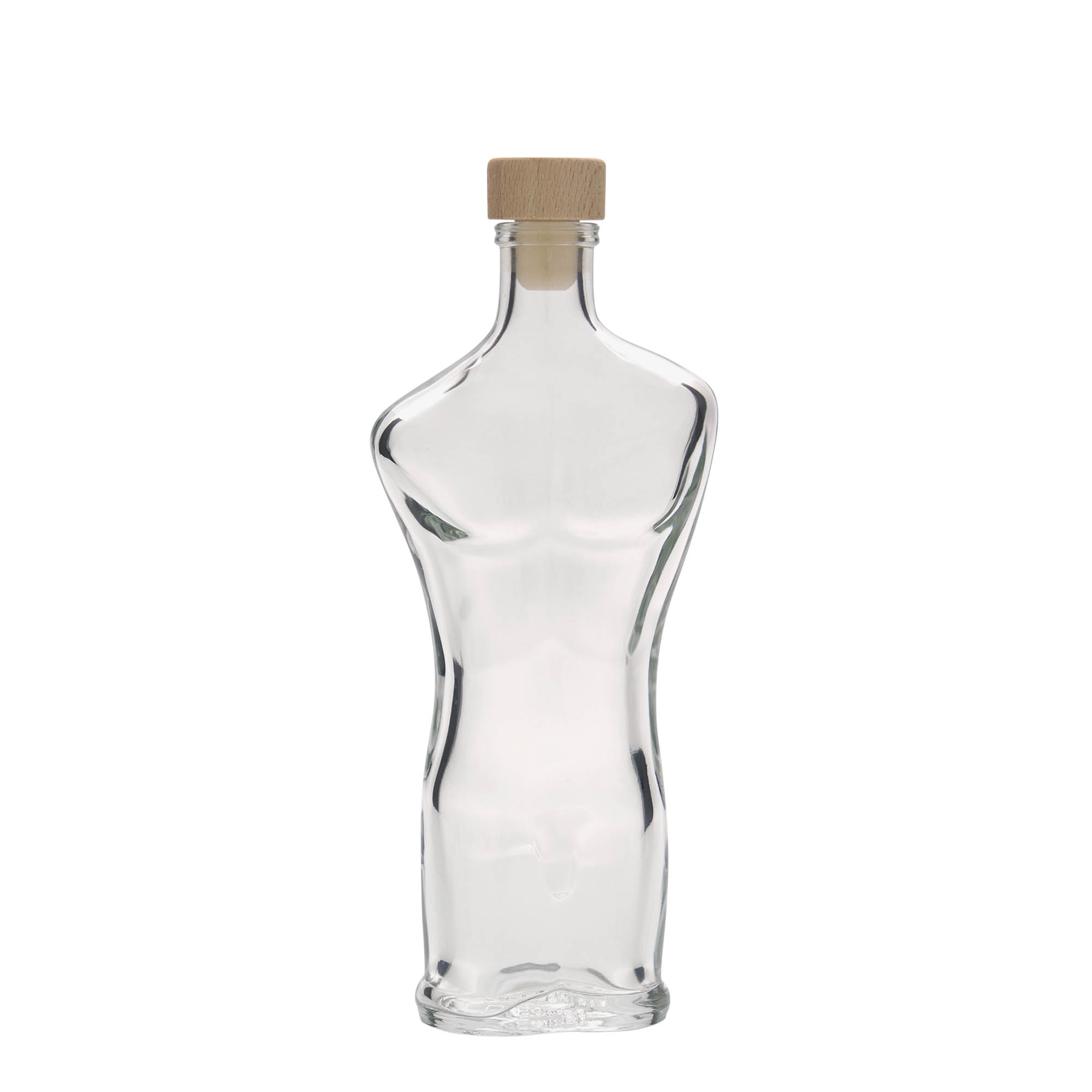 200 ml γυάλινο μπουκάλι 'Adam', στόμιο: φελλός