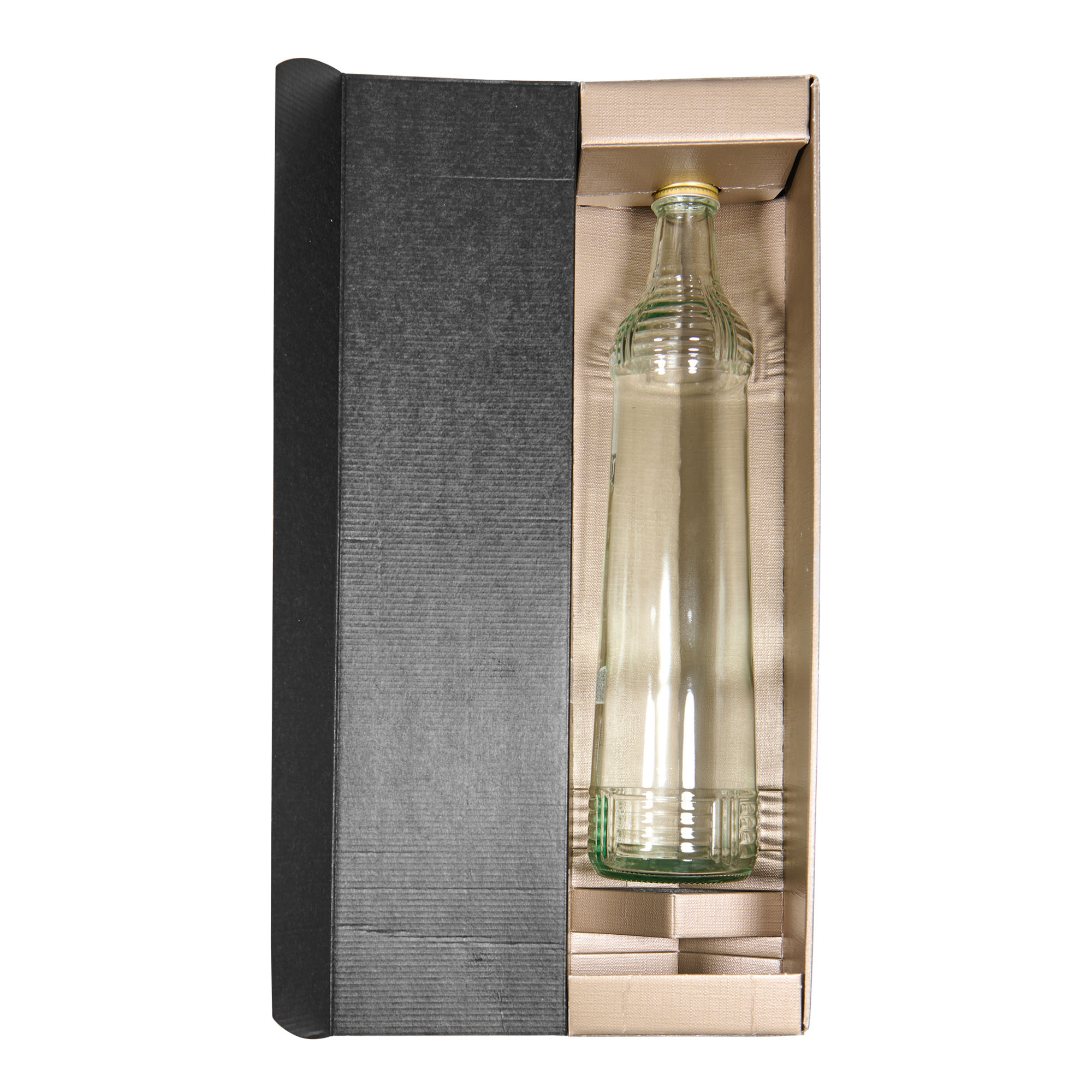 Κουτί δώρου 'Metallic', ορθογώνιο, χαρτονένιο, σαμπανί