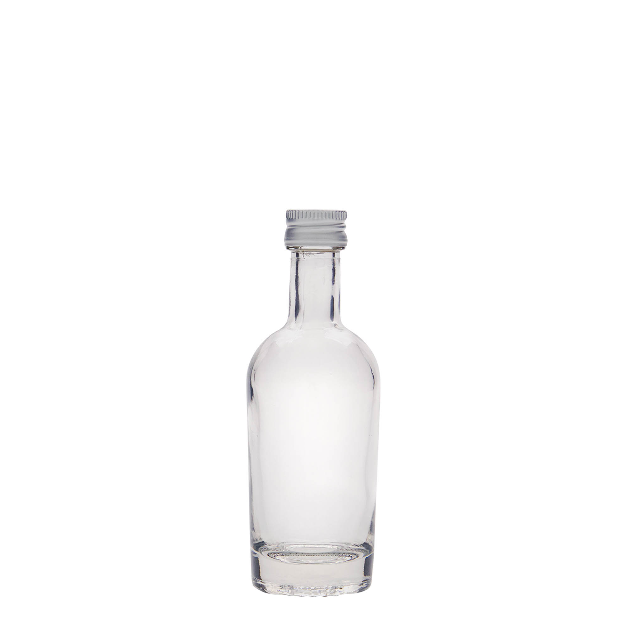 Γυάλινο μπουκάλι 'Pepe' 50 ml, στόμιο: PP 18 Γυάλινο μπουκάλι 'Pepe' 50 ml, στόμιο: PP 18