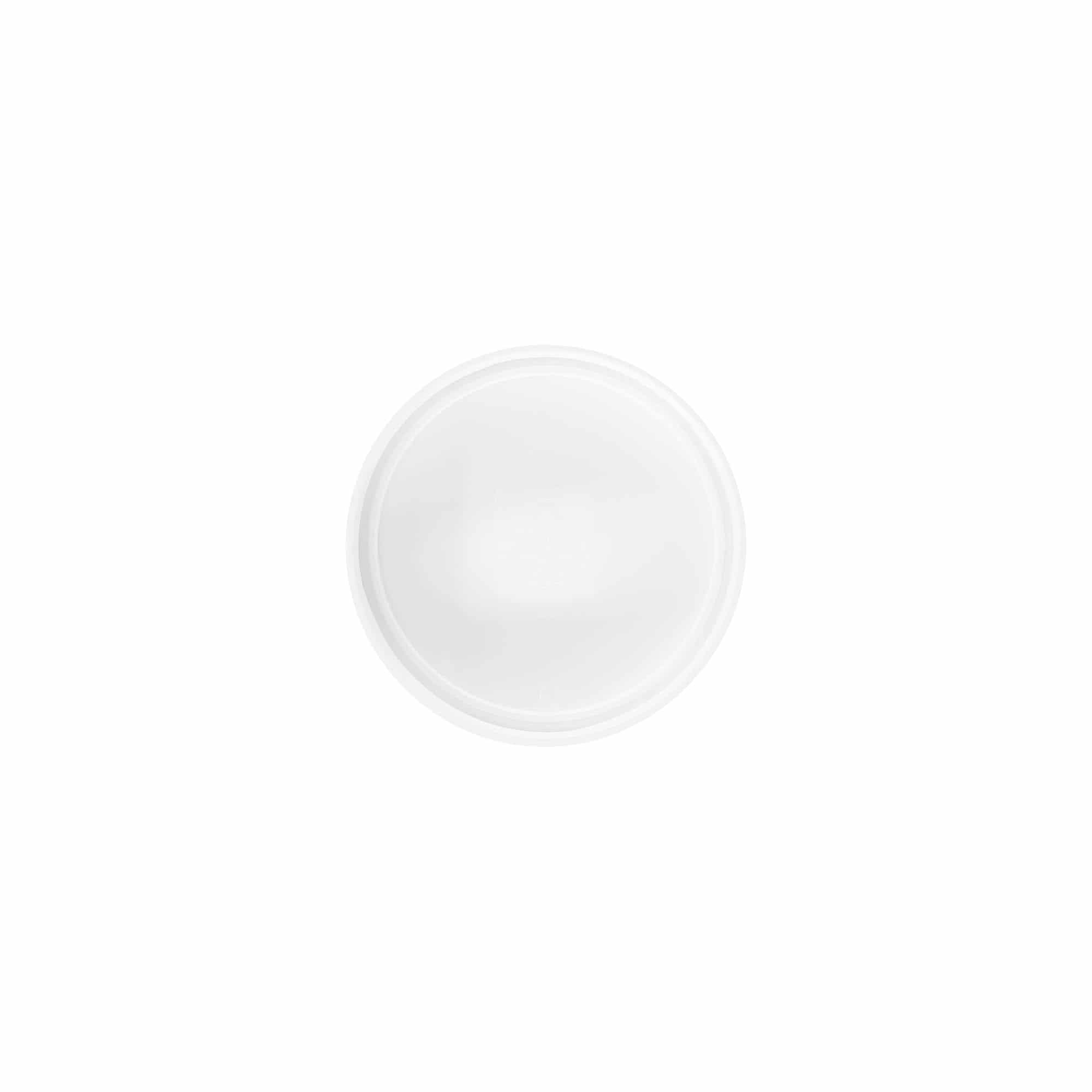 Βιδωτό πώμα 'White Line' 60ml, πλαστικό PP, λευκό