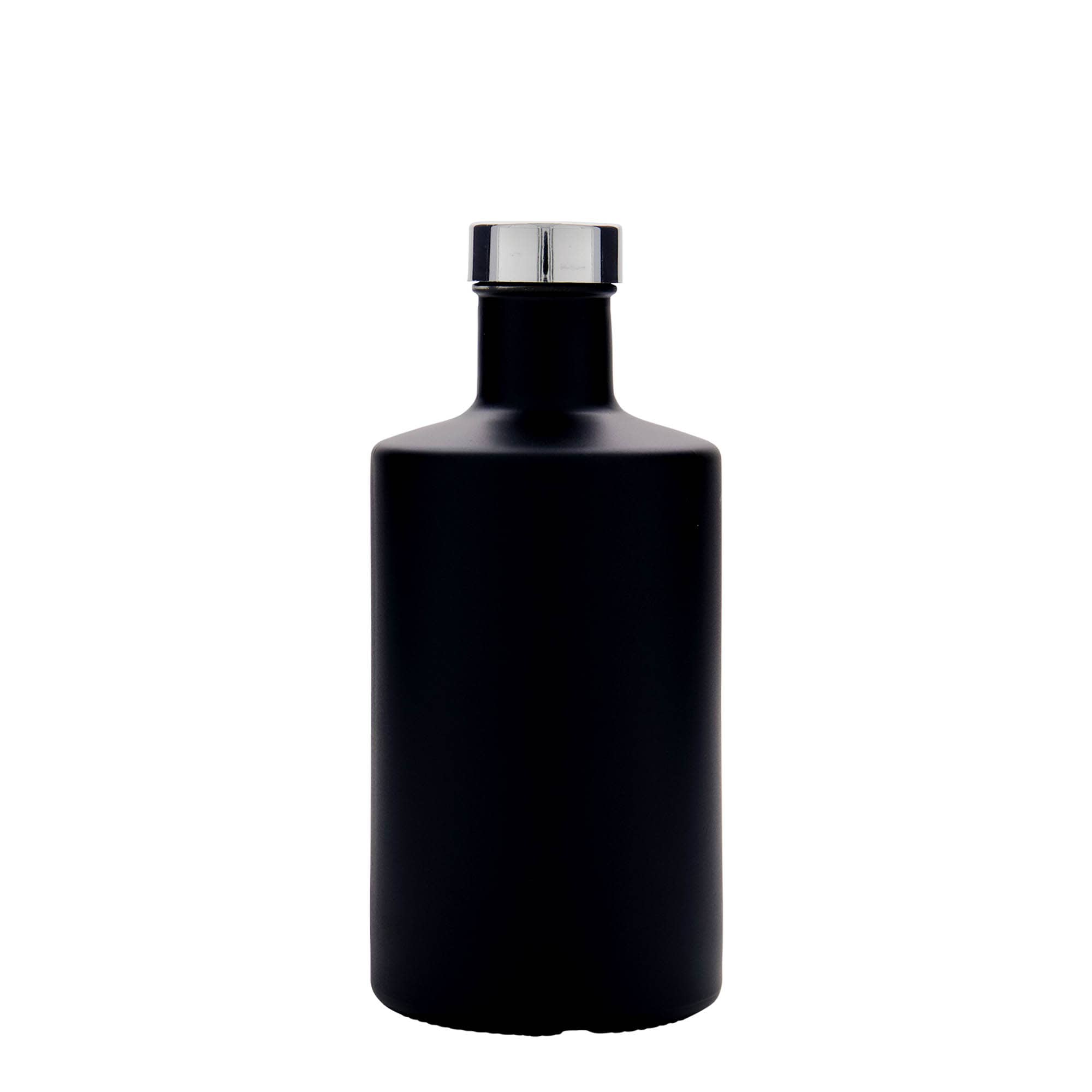 Γυάλινο μπουκάλι 'Caroline' 500 ml, μαύρο, στόμιο: GPI 33