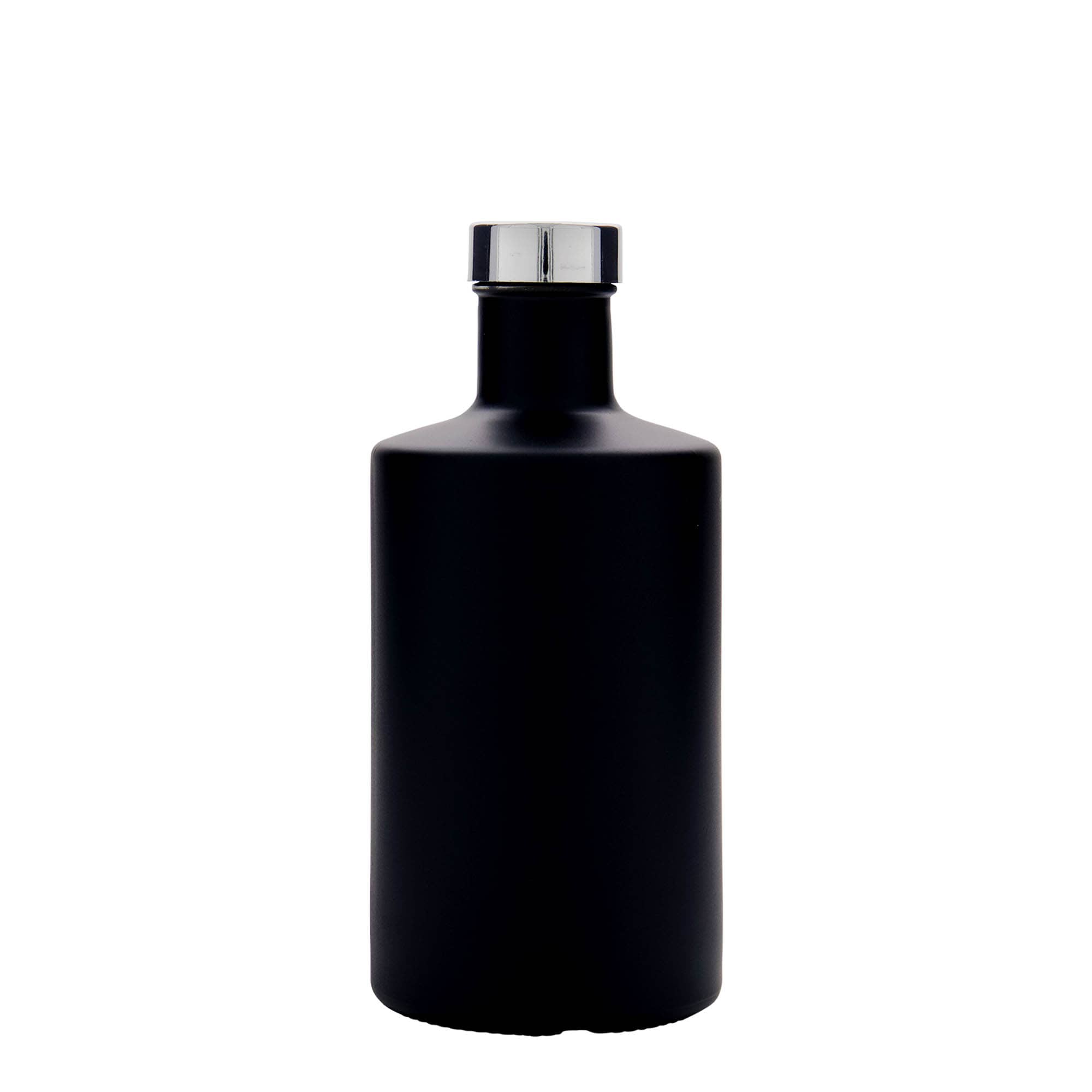 500 ml γυάλινο μπουκάλι 'Caroline', μαύρο, στόμιο: GPI 33