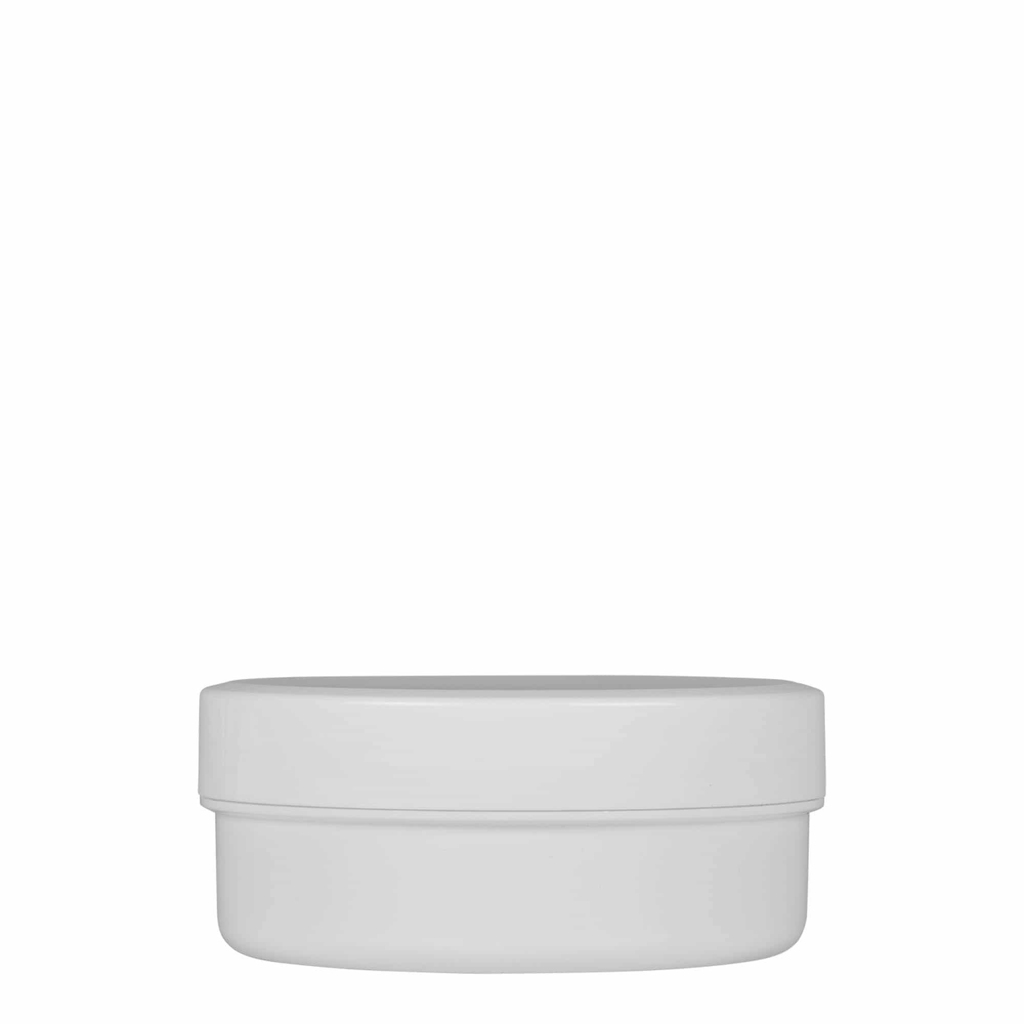Πλαστικό βάζο 'White Line' 125 ml, PP, λευκό, στόμιο: βιδωτό πώμα